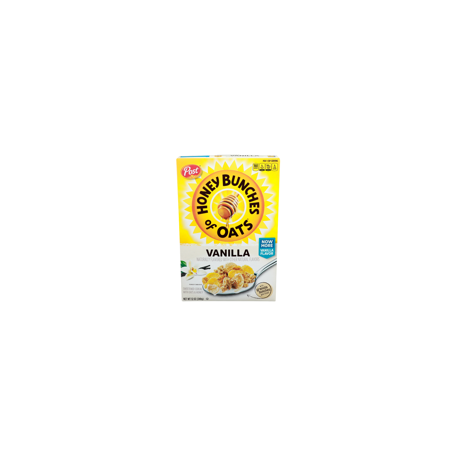Post Honey Bunches Of Oats Vanilla Sweetened Cereal With Oats & Honey - 12 Ounce Image 1 of 4