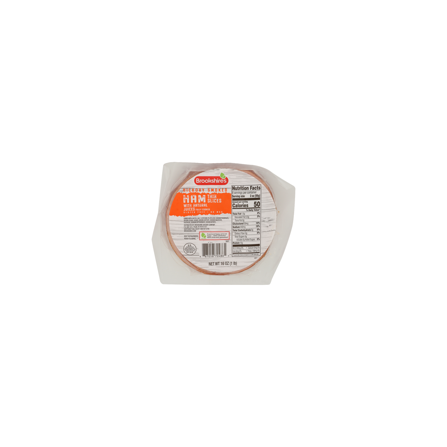 Brookshire's Hickory Smoked Thin Slices Ham - 16 Ounce Image 1 of 4