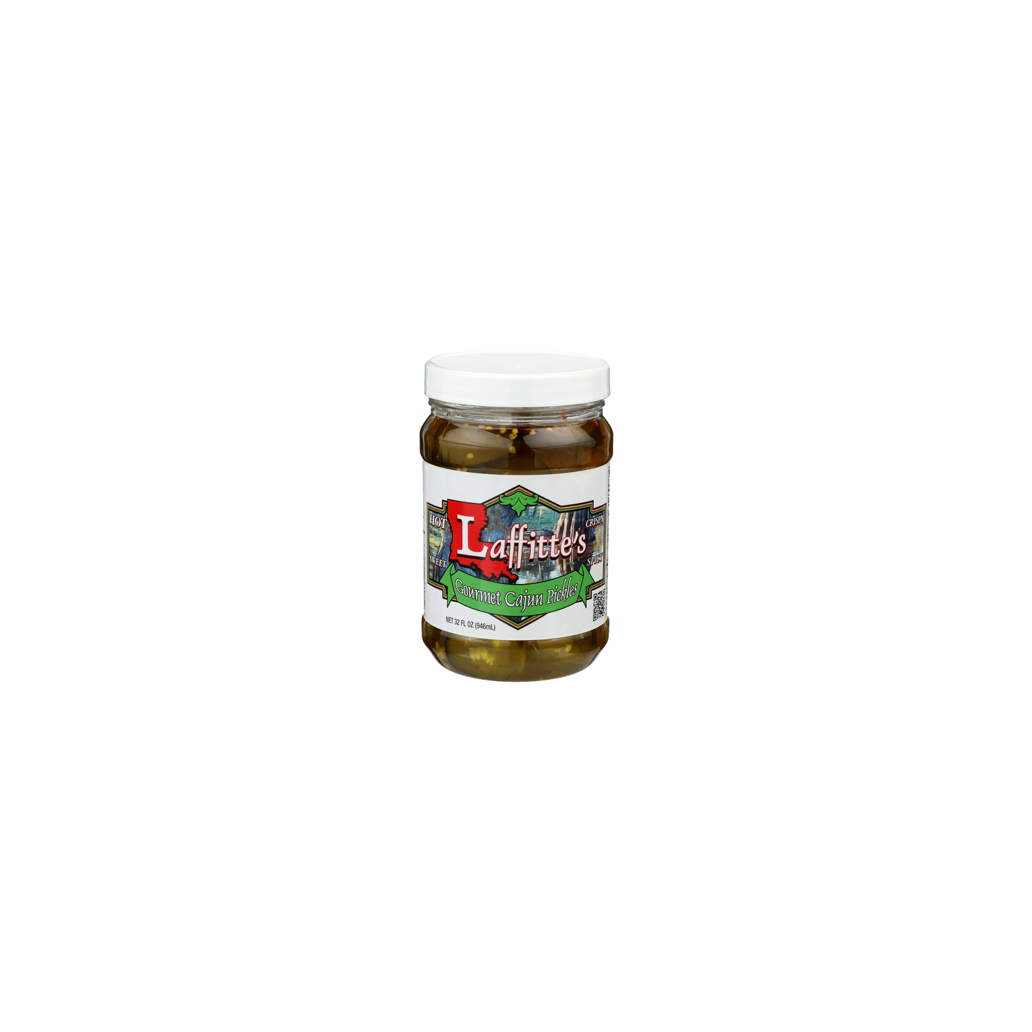 LAFFITTE's Gourmet Cajun Pickles - 32 Fluid Ounce Image 1 of 4