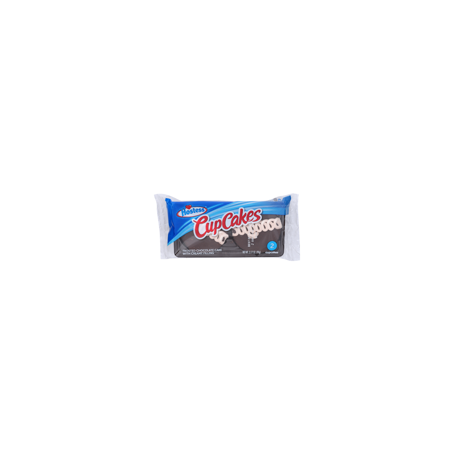 Hostess Frosted Chocolate Cake With Creamy Filling Cupcakes - 1.585 Ounce - 2 Count Image 1 of 4