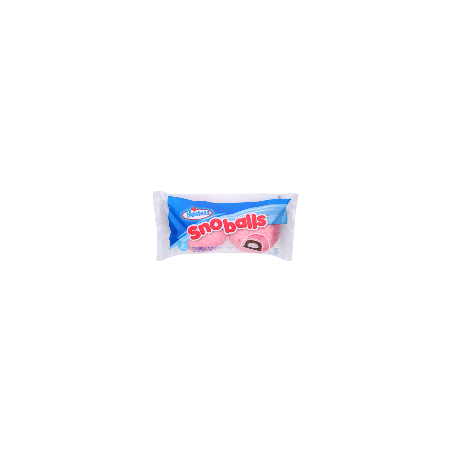 Hostess Snoballs Snoballs Coconut & Marshmallow Covered Chocolate Cake With Creamy Filling - 1.75 Ounce - 2 Count Image 1 of 4