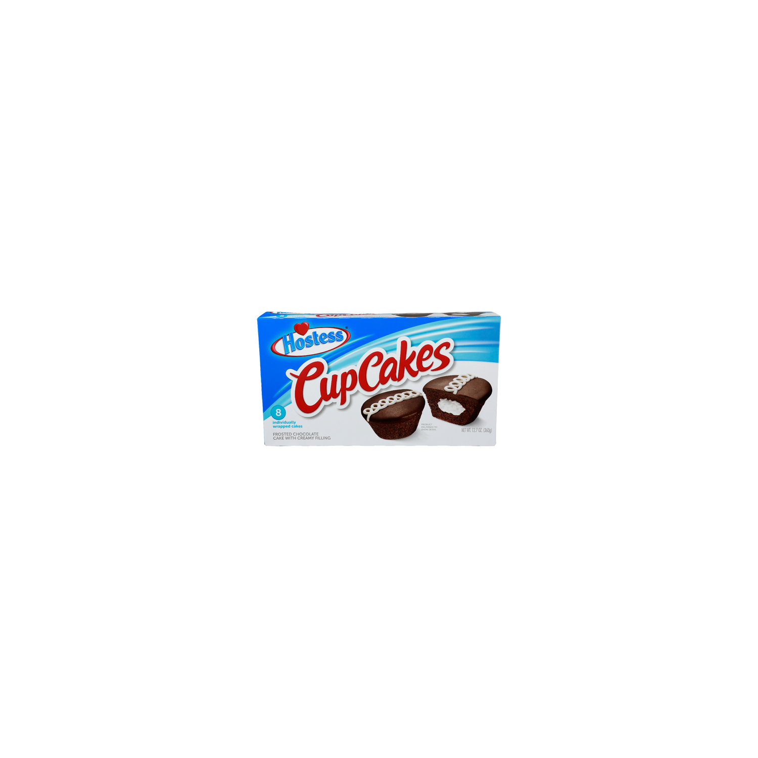 Hostess Frosted Chocolate Cake With Creamy Filling Cupcakes - 1.588 Ounce - 8 Count Image 1 of 4