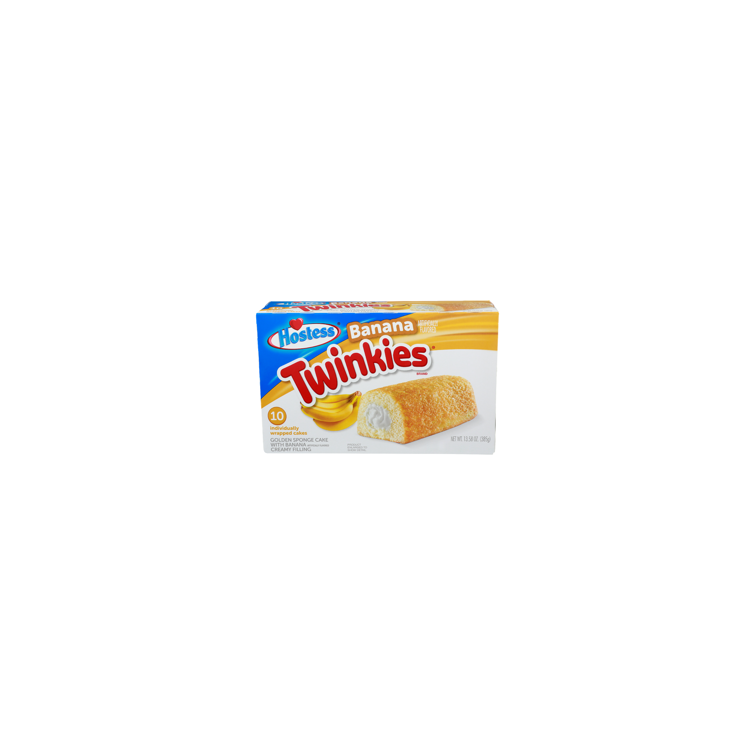 Hostess Twinkies Banana Twinkies Golden Sponge Cake With Creamy Filling - 1.358 Ounce - 10 Count Image 1 of 4