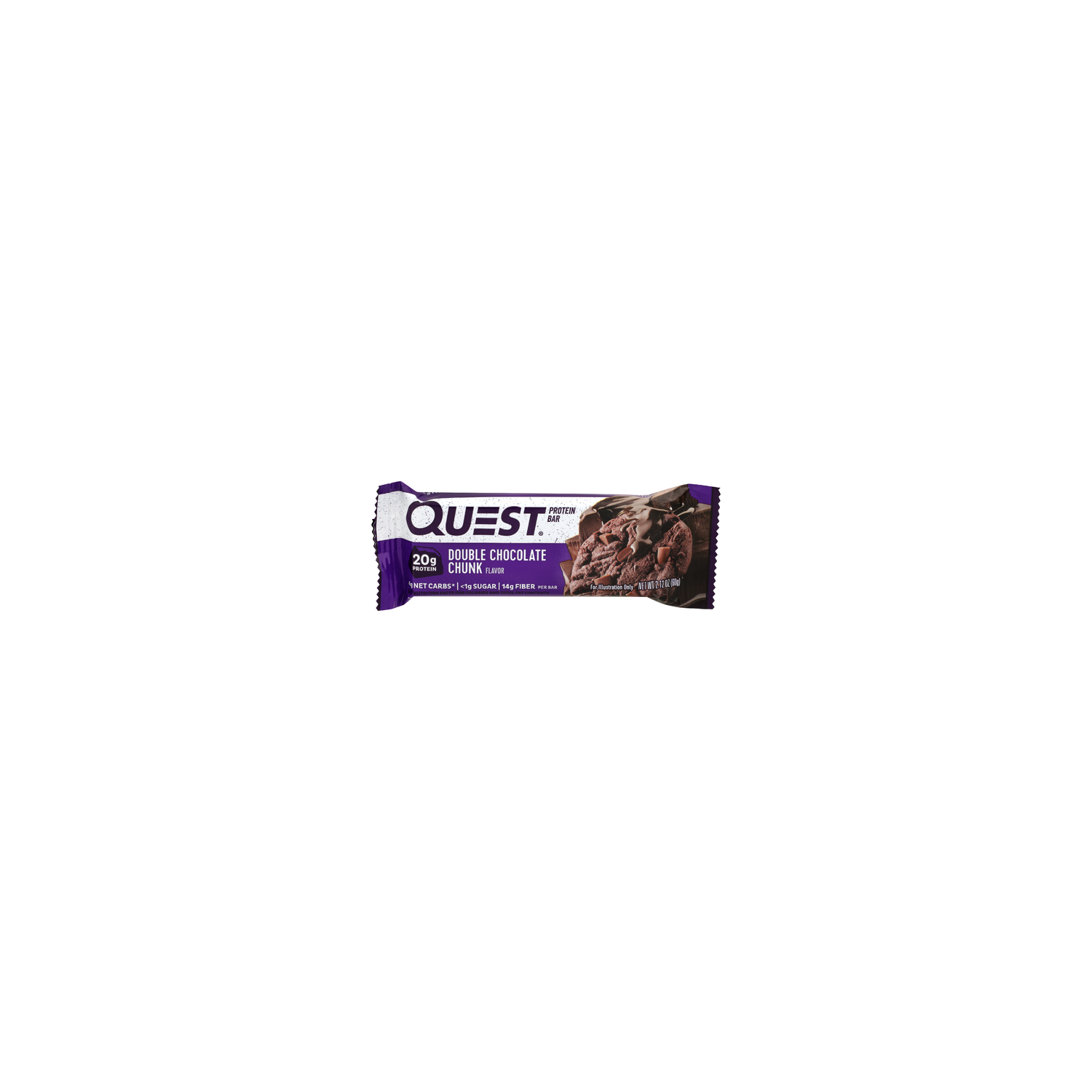 Quest Protein Bar Double Chocolate Chunk - 2.12 Ounce Image 1 of 4