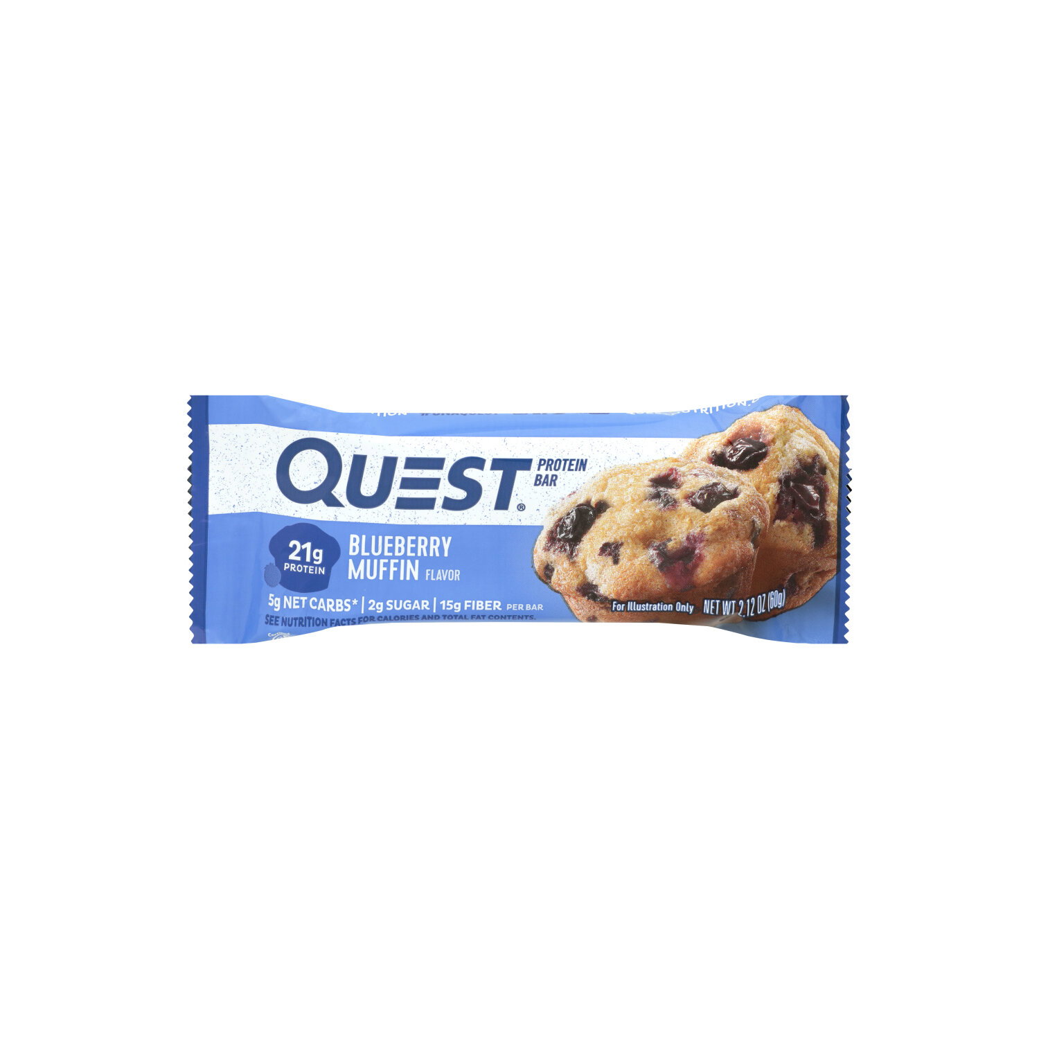 Quest Protein Bar Blueberry Muffin - 2.12 Ounce Image 1 of 4