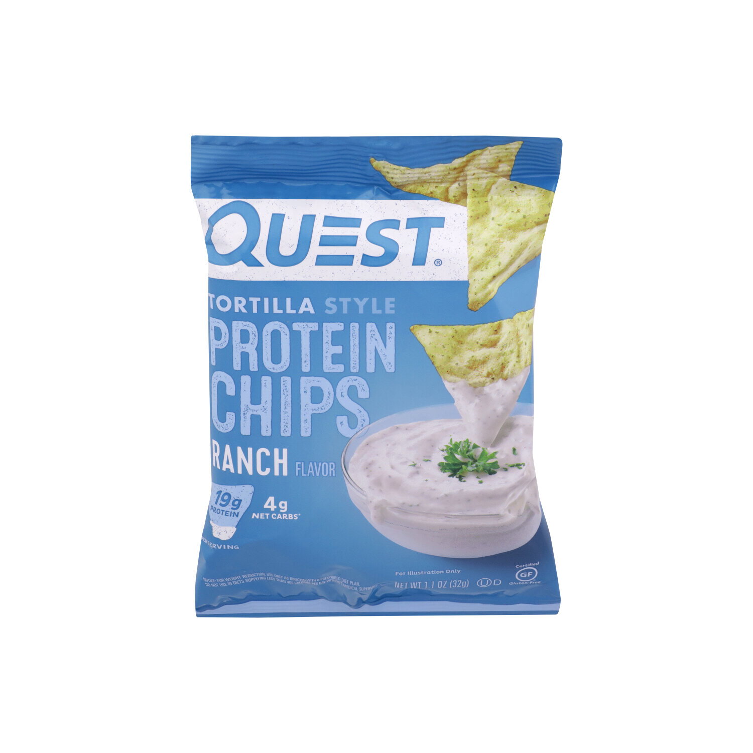QUEST Tortilla Style Protein Chips - 1.1 Ounce Image 1 of 2