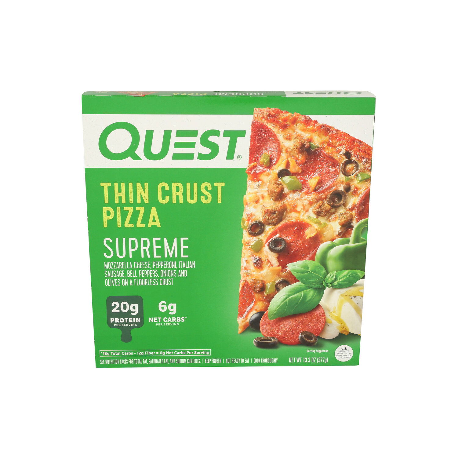 Quest Thin Crust Pizza Supreme - 13.3 Ounce - Brookshire's