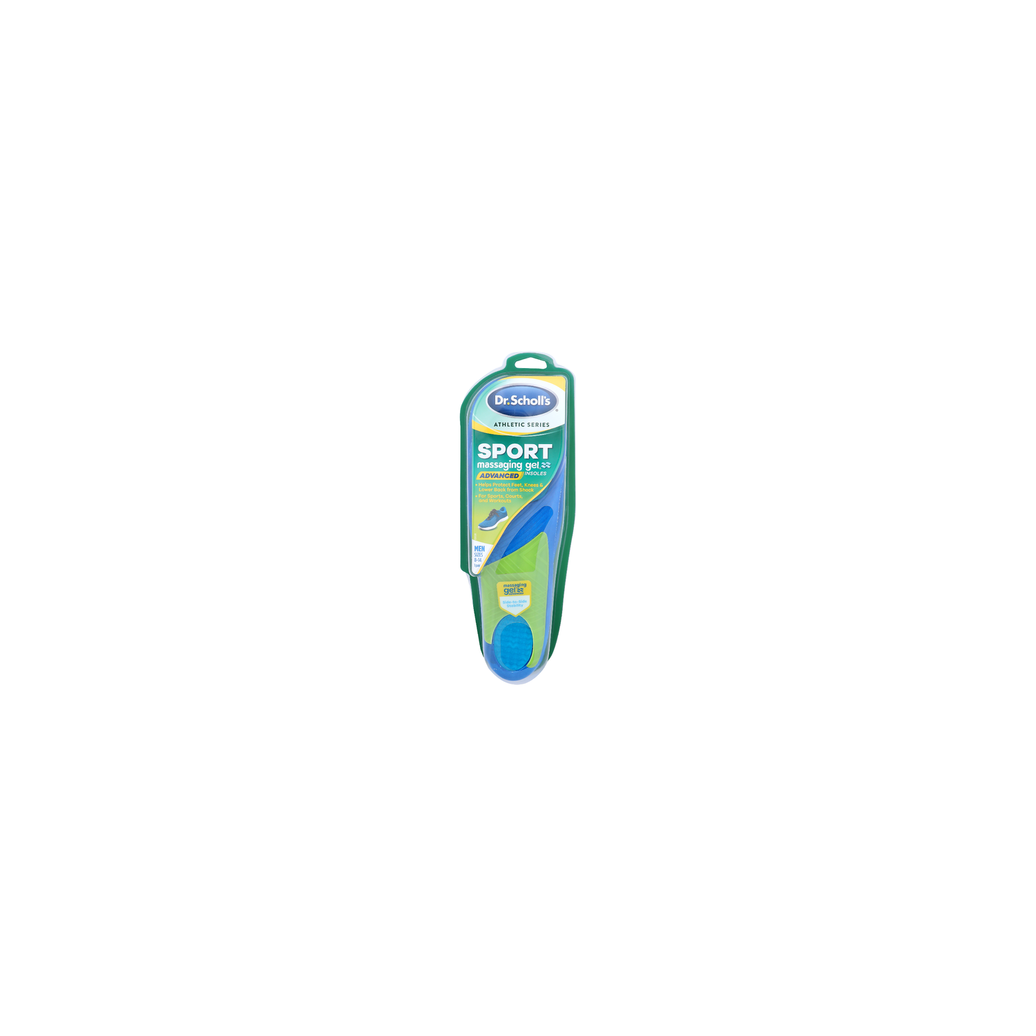 DR. SCHOLL's Men Sizes 8-14 Athletic Series Sport Massaging Gel Advanced Insoles - 1 Count Image 1 of 2