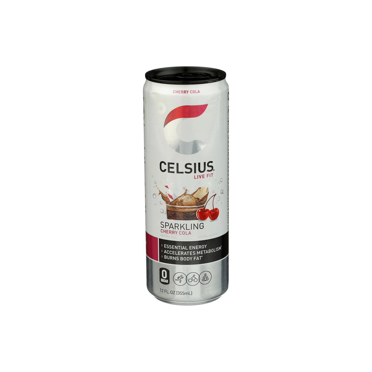 Celsius Cherry Cola Sparkling Single Can - 12 Fluid Ounce - Super
