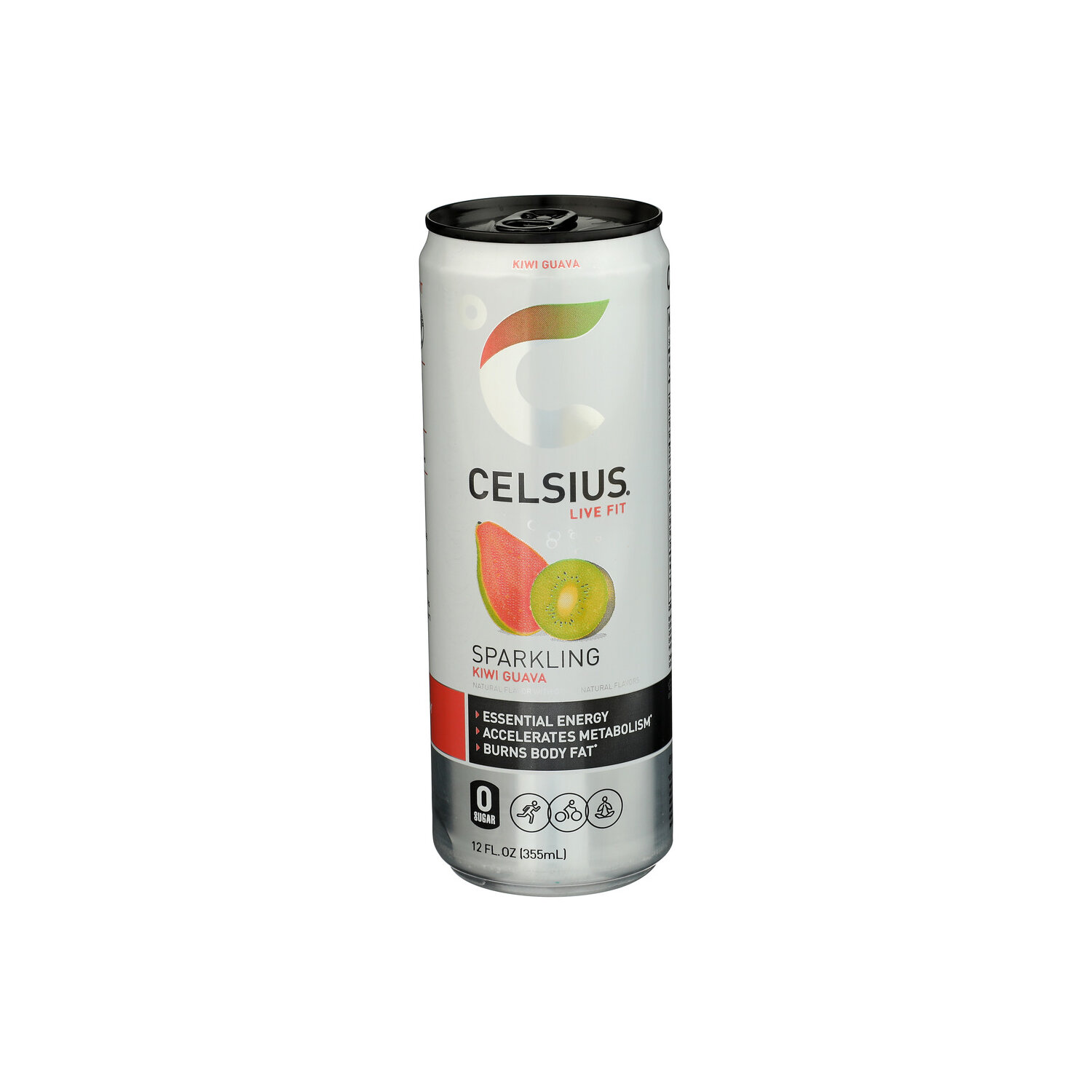 Celsius Sparkling Kiwi Guava Energy Drink - 12 Fluid Ounce Image 1 of 4