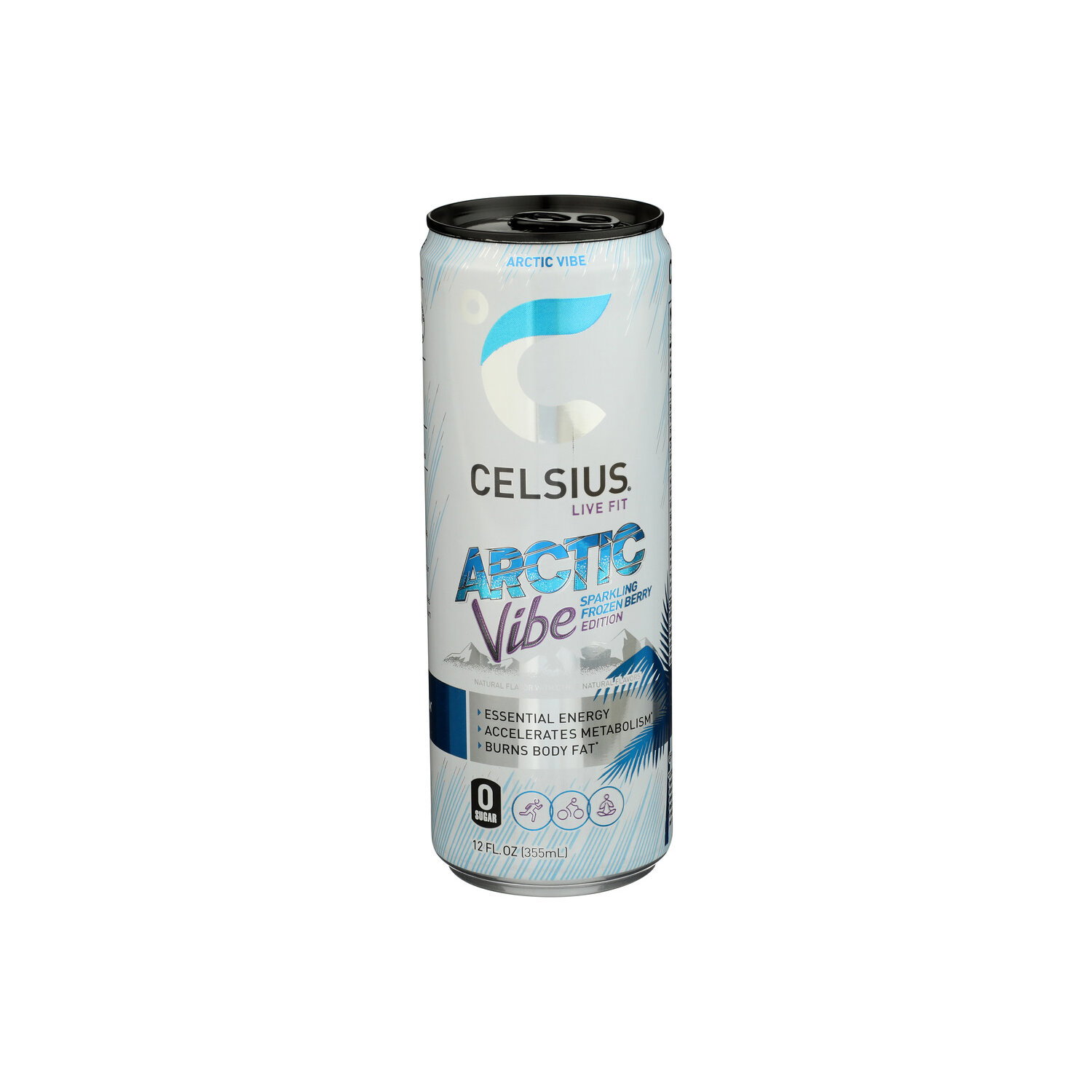 can Celsius Arctic Vibe Sparkling Vibe, Functional Essential Energy