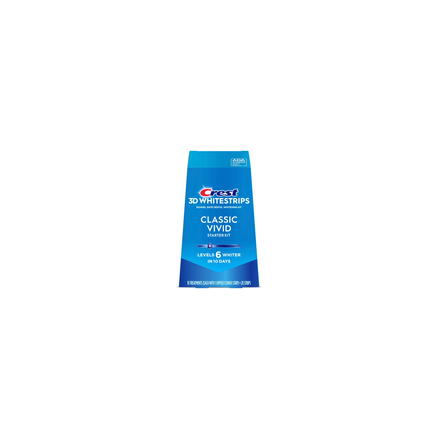 Crest 3D Whitestrips Classic Vivid Dental Whitening Kit - 20 Count Image 1 of 2