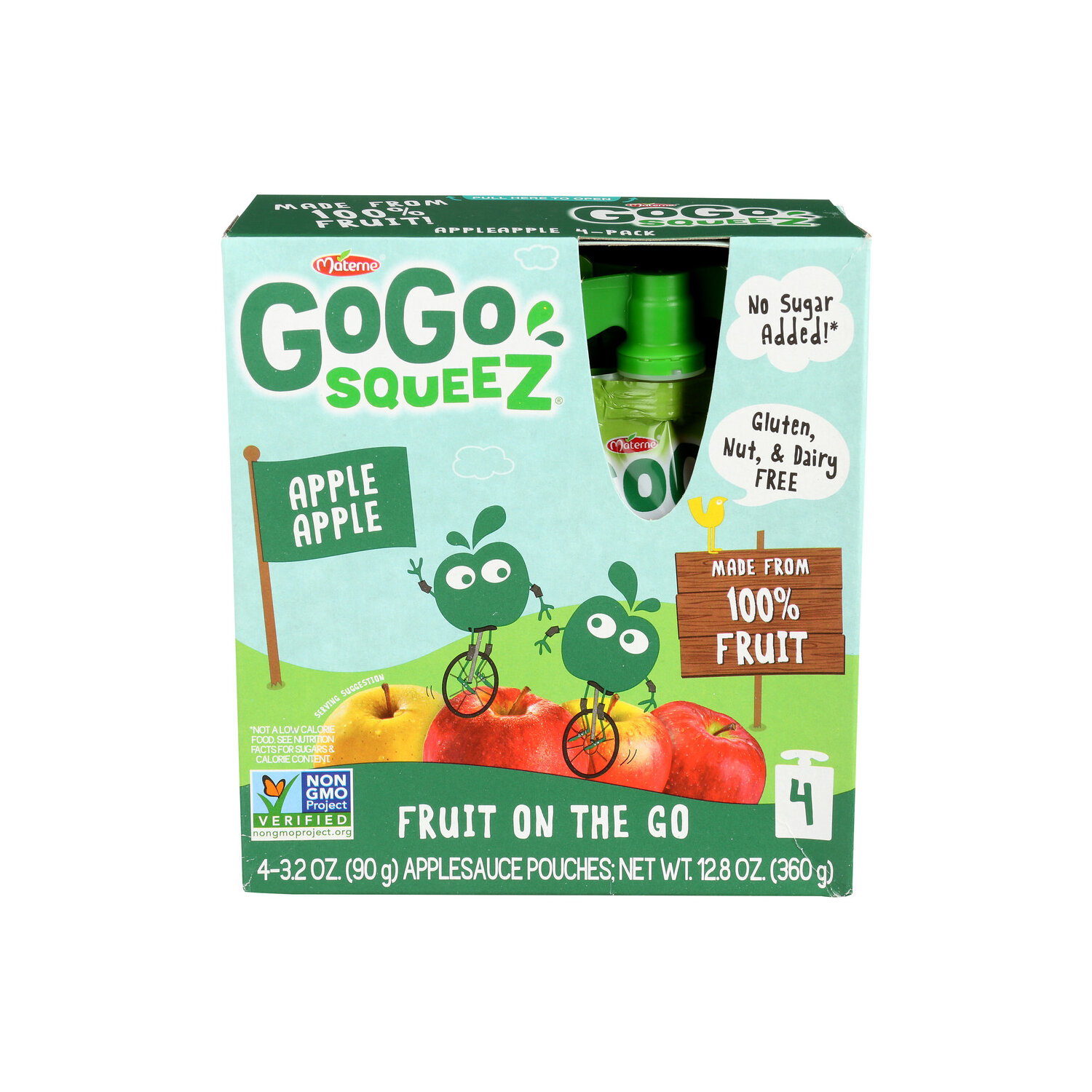 Gogo Squeez Applesauce Pouches - 3.2 Ounce - 4 Count Image 1 of 3