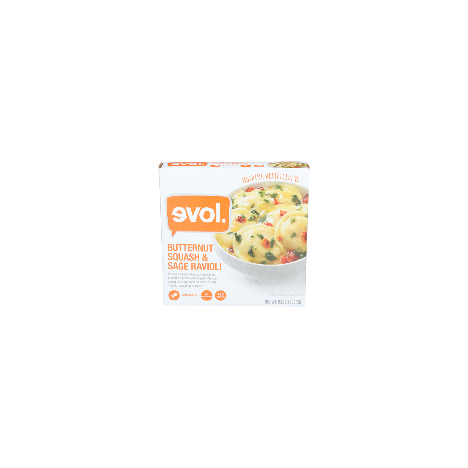 EVOL. Butternut Squash & Sage Ravioli - 8.13 Ounce Image 1 of 4