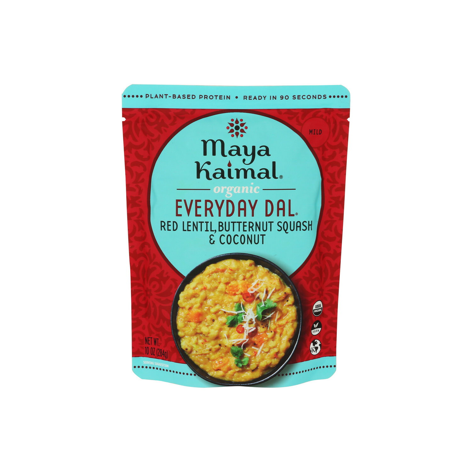 Maya Kaimal Red Lentils With Butternut Squash And Coconut Pouch Organic Everyday Dal - 10 Ounce Image 1 of 4