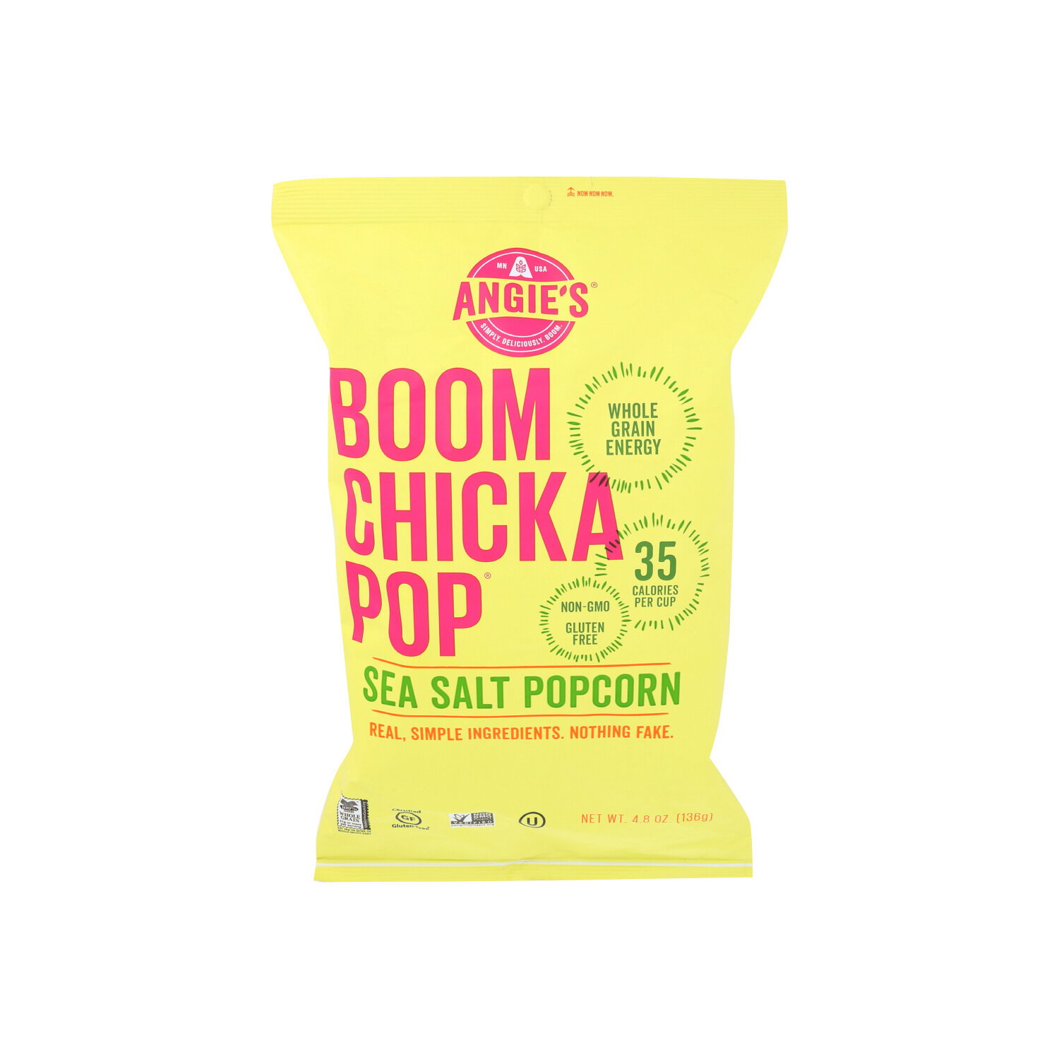 Angie's Boomchickapop Popcorn Sea Salt - 4.8 Ounce Image 1 of 2