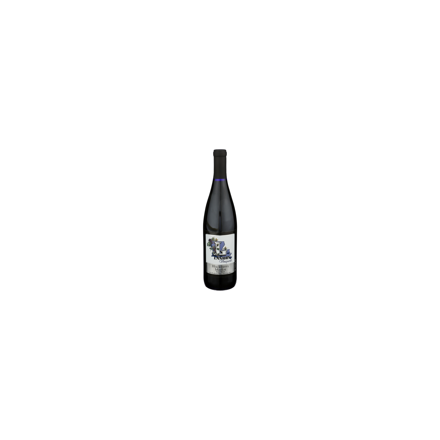 Landry Vineyards Semi Sweet Blackberry Merlot - 750 ml Image 1 of 2