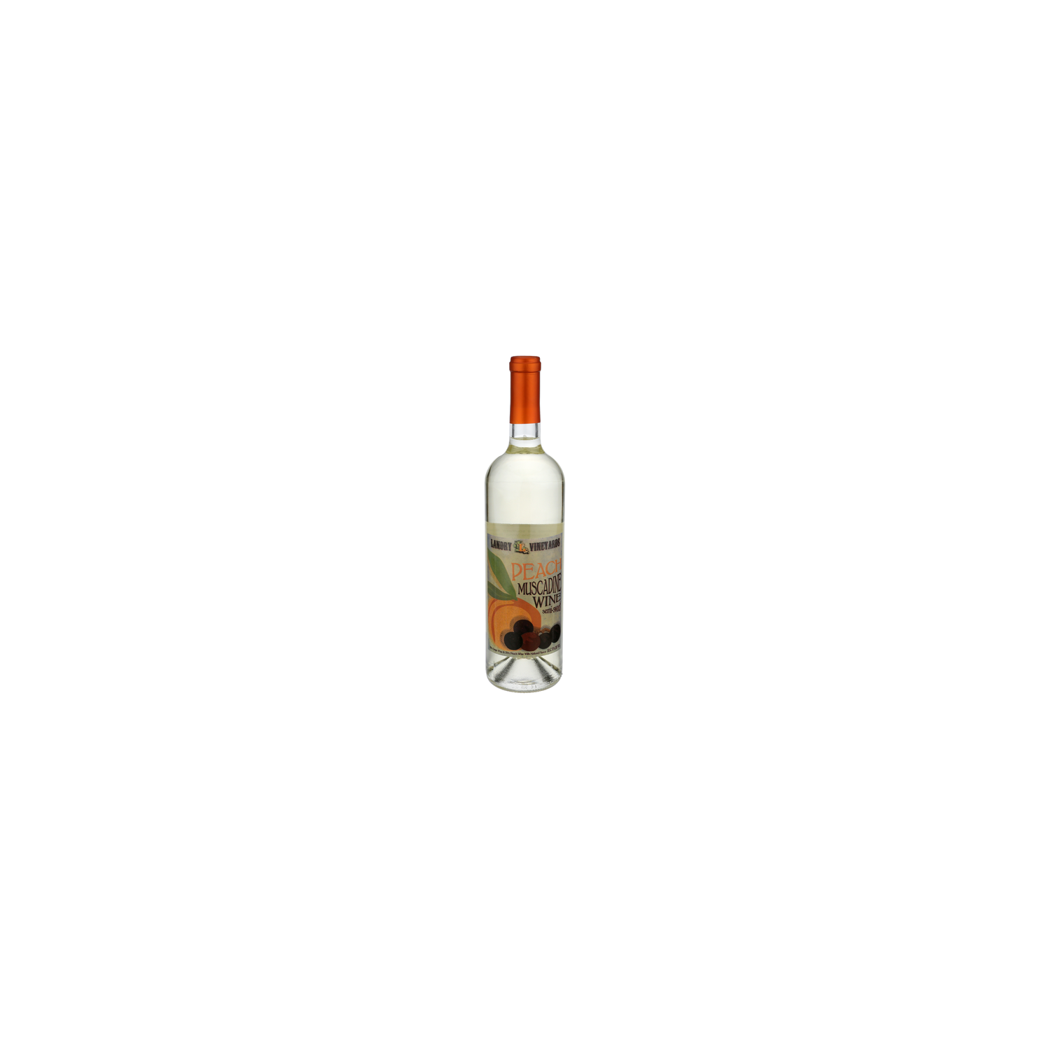 Landry Vineyards Semi-Sweet Peach Muscadine Wine - 750 ml Image 1 of 2