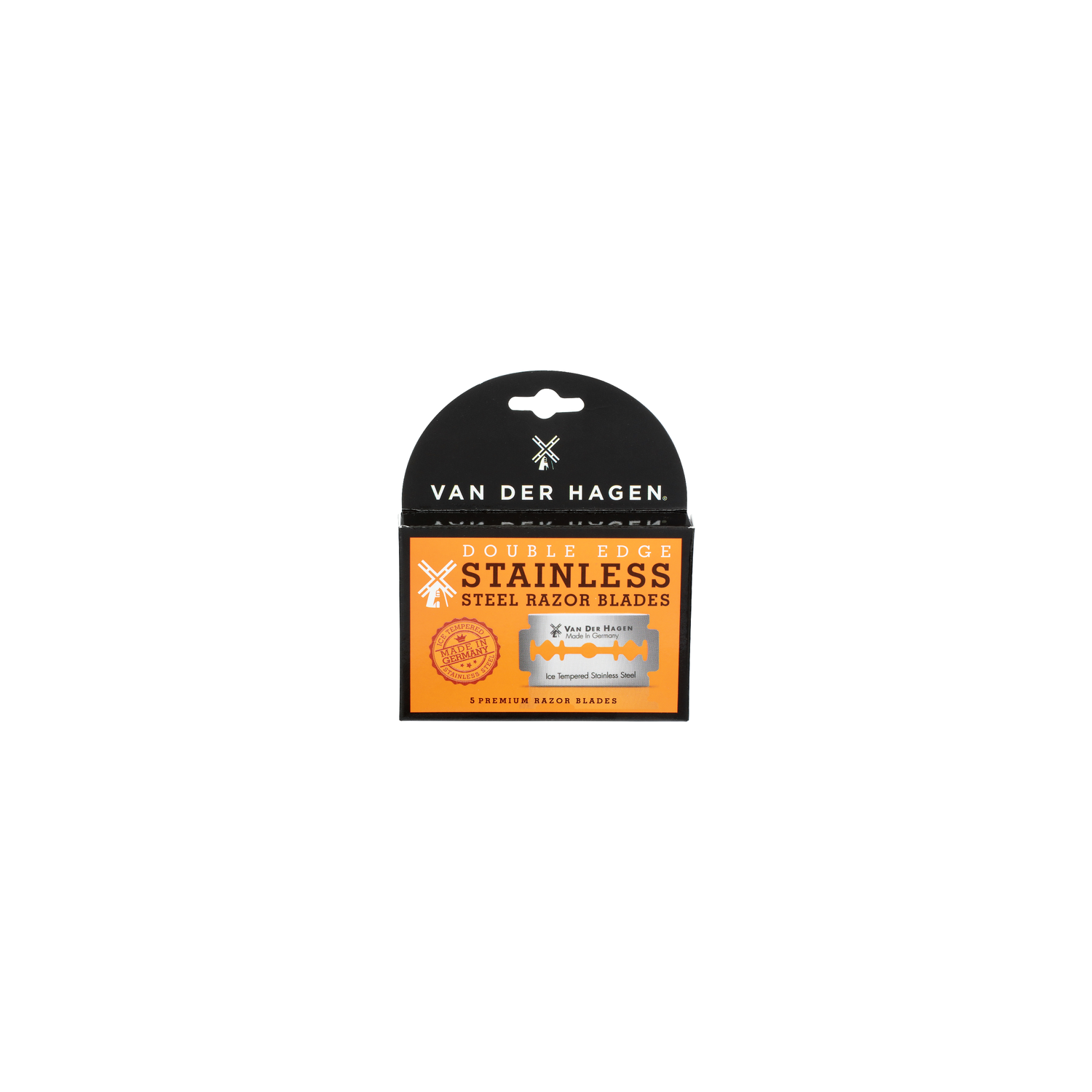 Van Der Hagen Steel Razor Blades - 5 Count Image 1 of 2