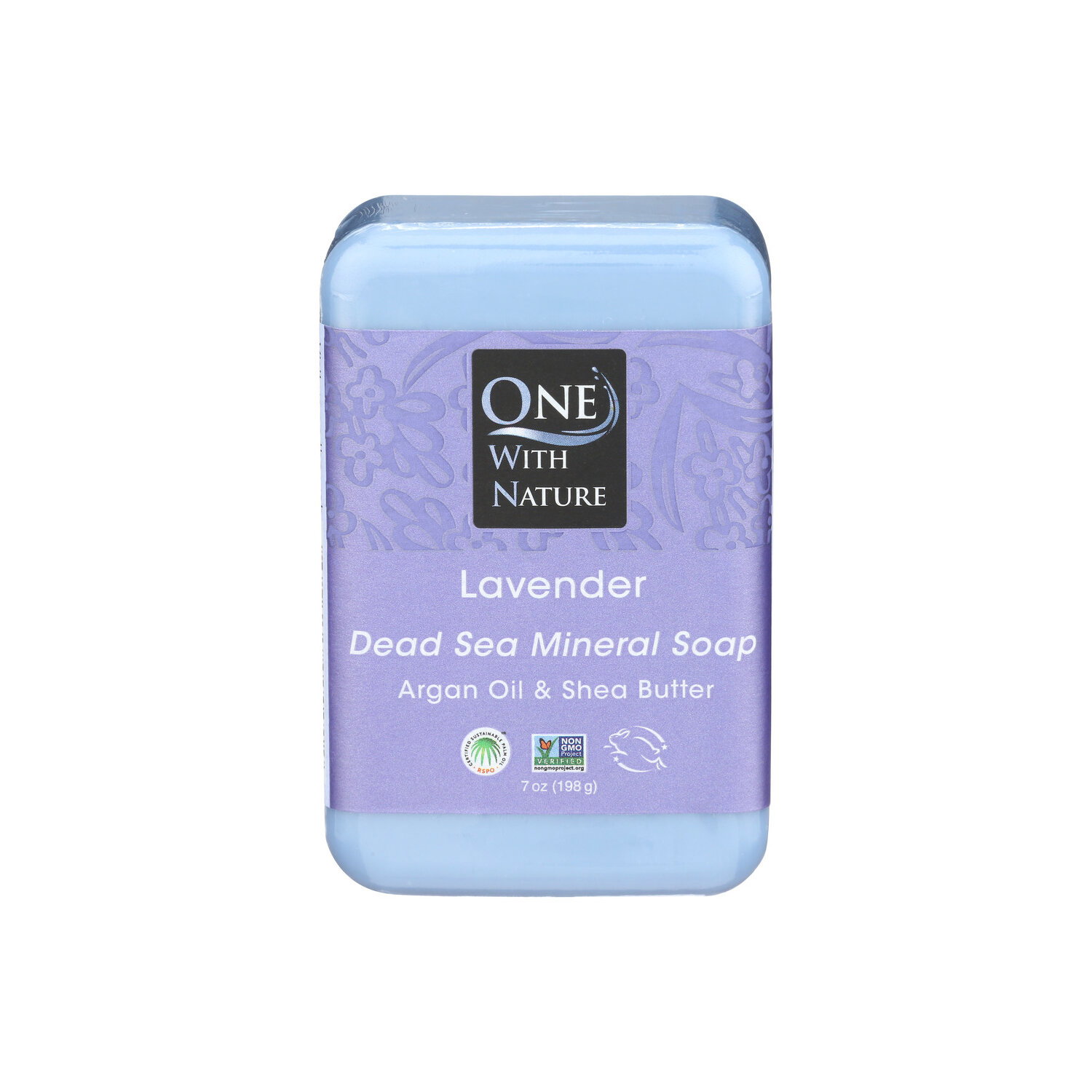 One With Nature Lavender Bar Soap Dead Sea - 7 Ounce Image 1 of 3