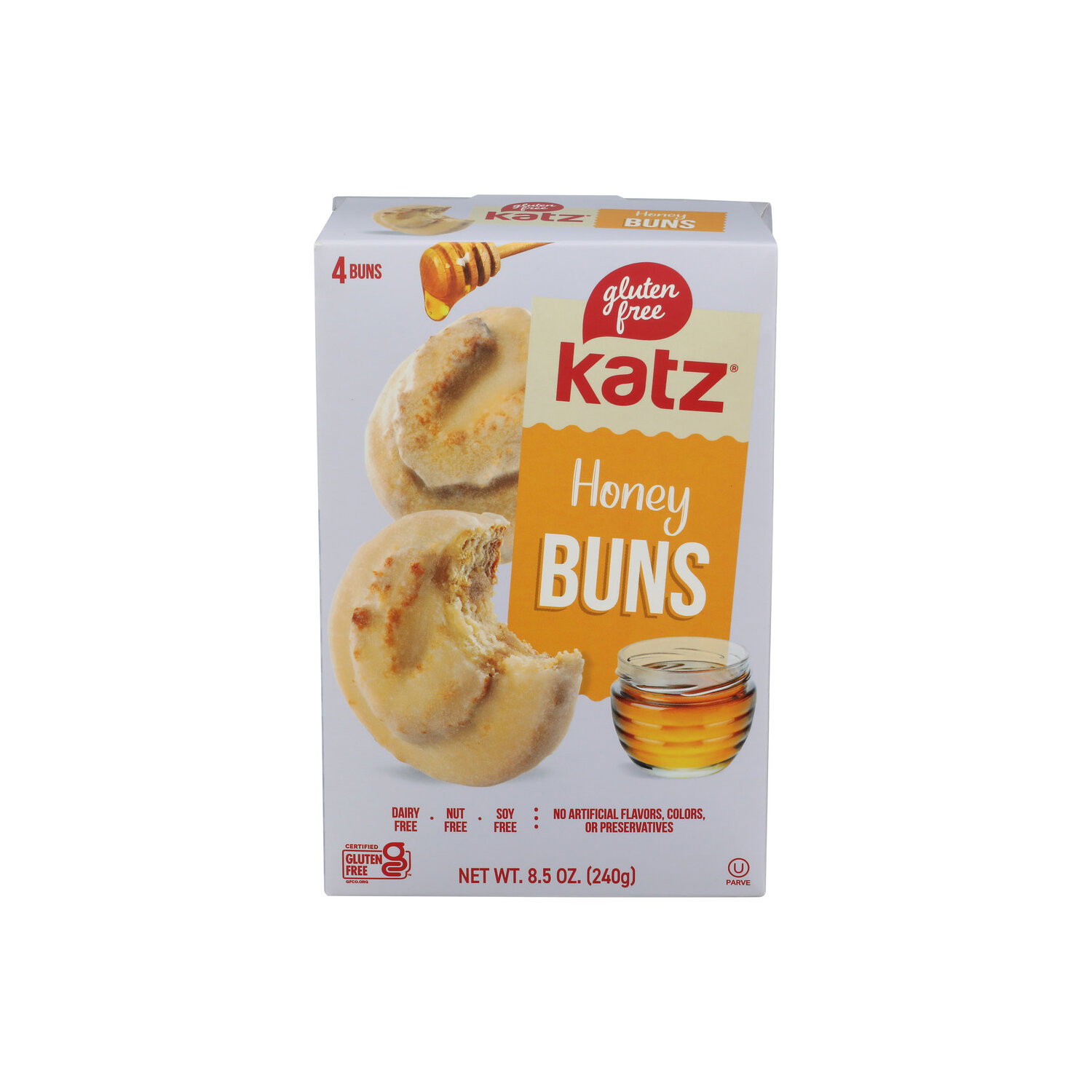 Katz Gluten Free Honey Buns - 2.125 Ounce - 4 Count Image 1 of 4