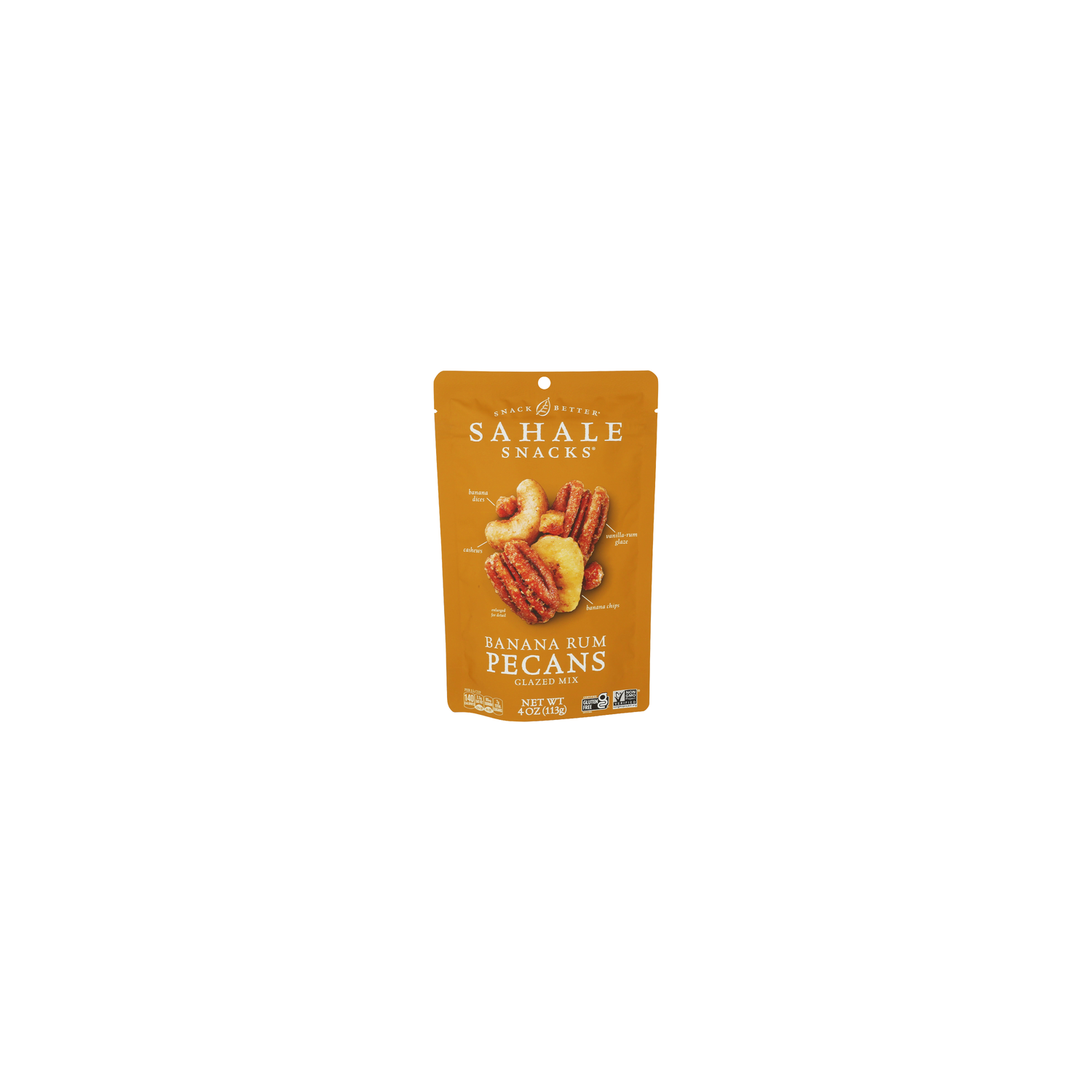 Sahale Snacks Banana Rum Glazed Mix Pecans - 4 Ounce Image 1 of 4
