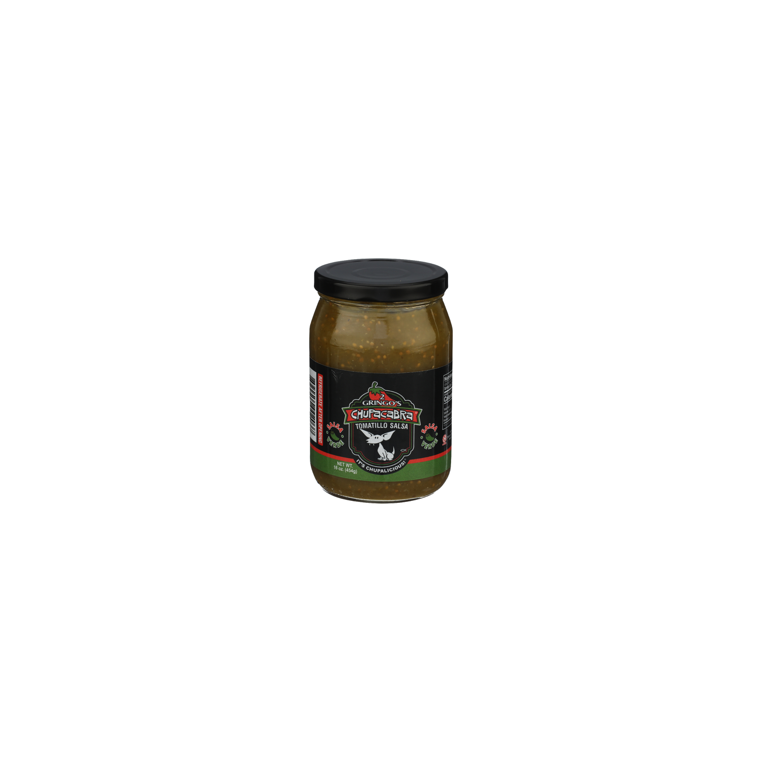 2 GRINGO's Chupacabra Liquid Salsa Tomatilla Chupacabr - 16 Ounce Image 1 of 4