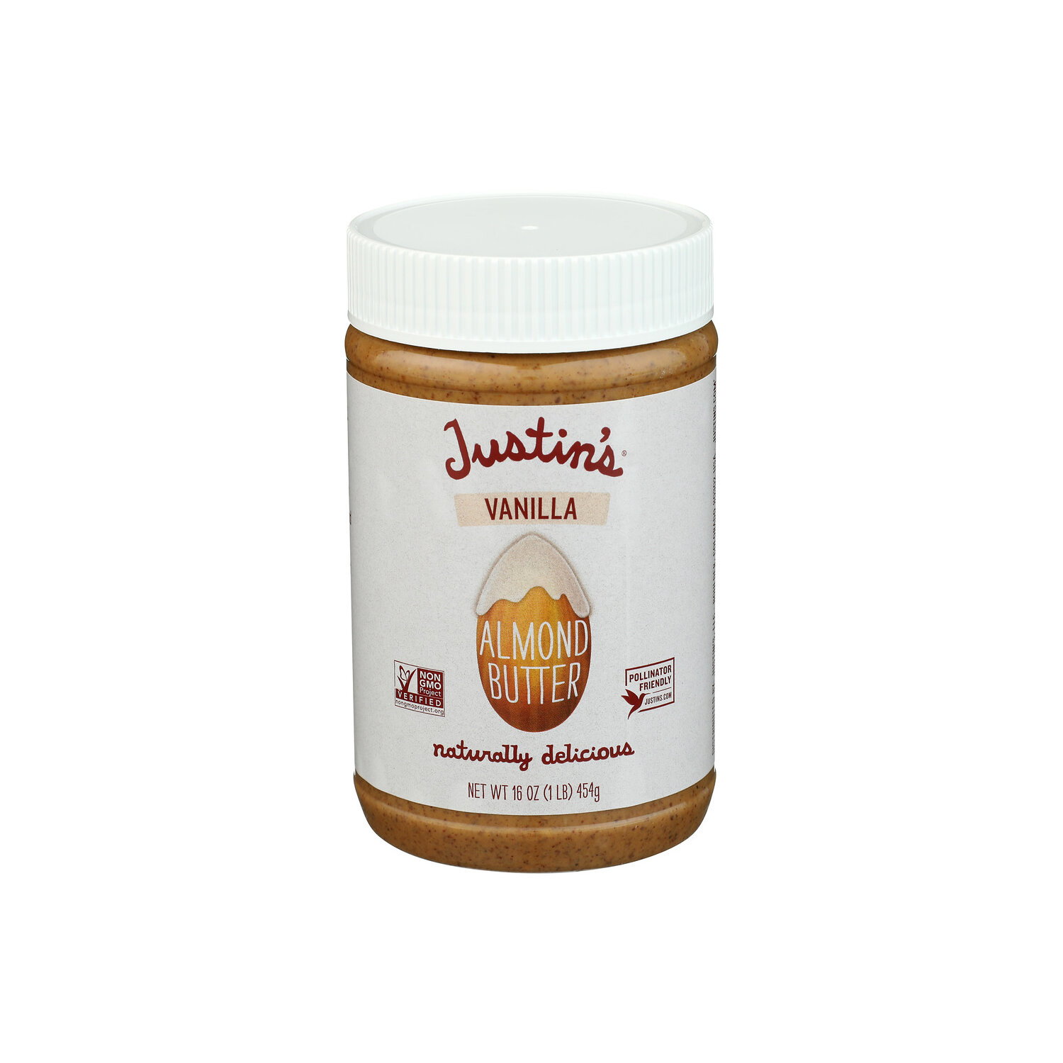 JUSTIN's Almond Butter Vanilla - 16 Ounce Image 1 of 4