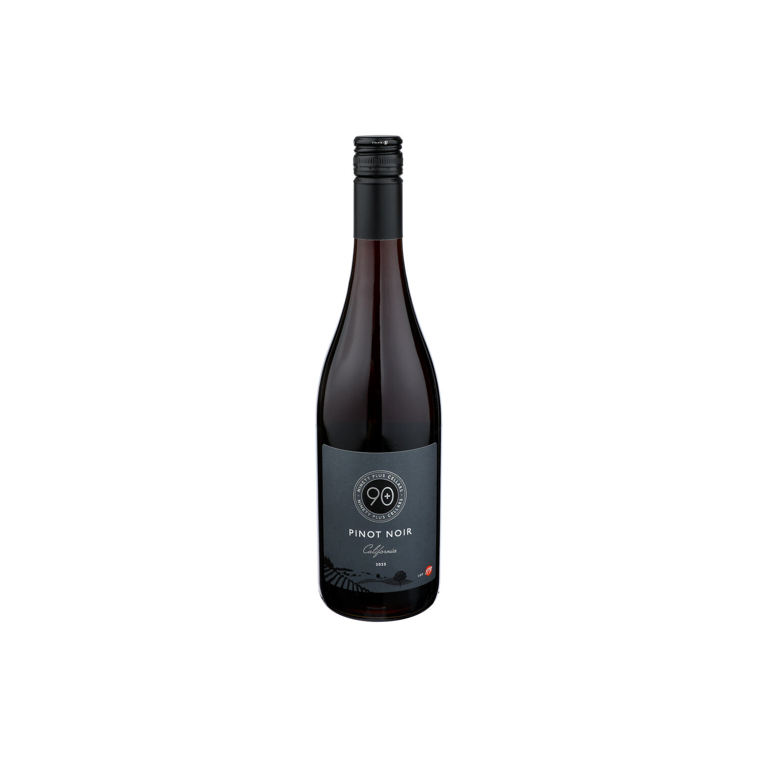 90+ Cellars Plus Calif Pinot Noir - 750 ml Image 1 of 2
