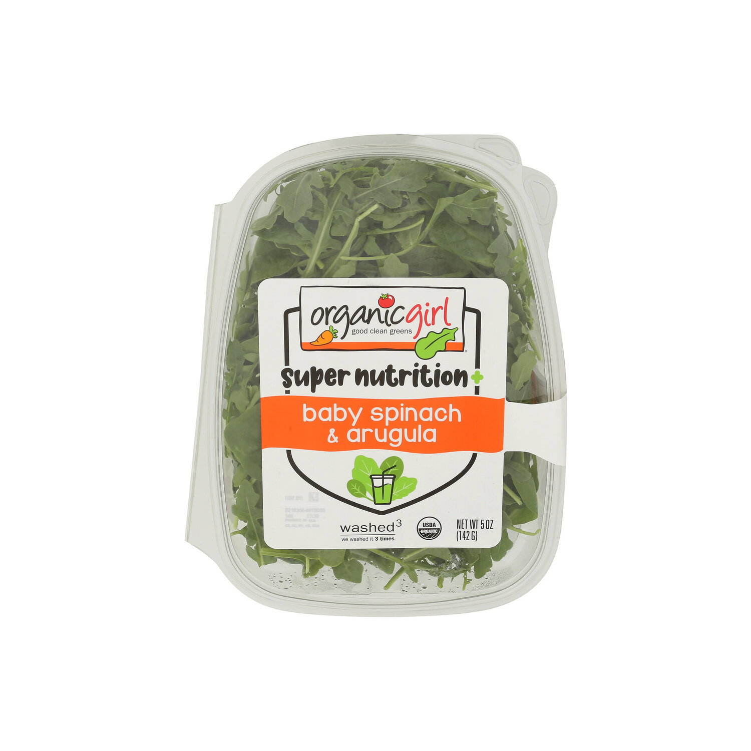 Organicgirl Arugula Spinach 50% Baby Spinach & 50% - 5 Ounce Image 1 of 4