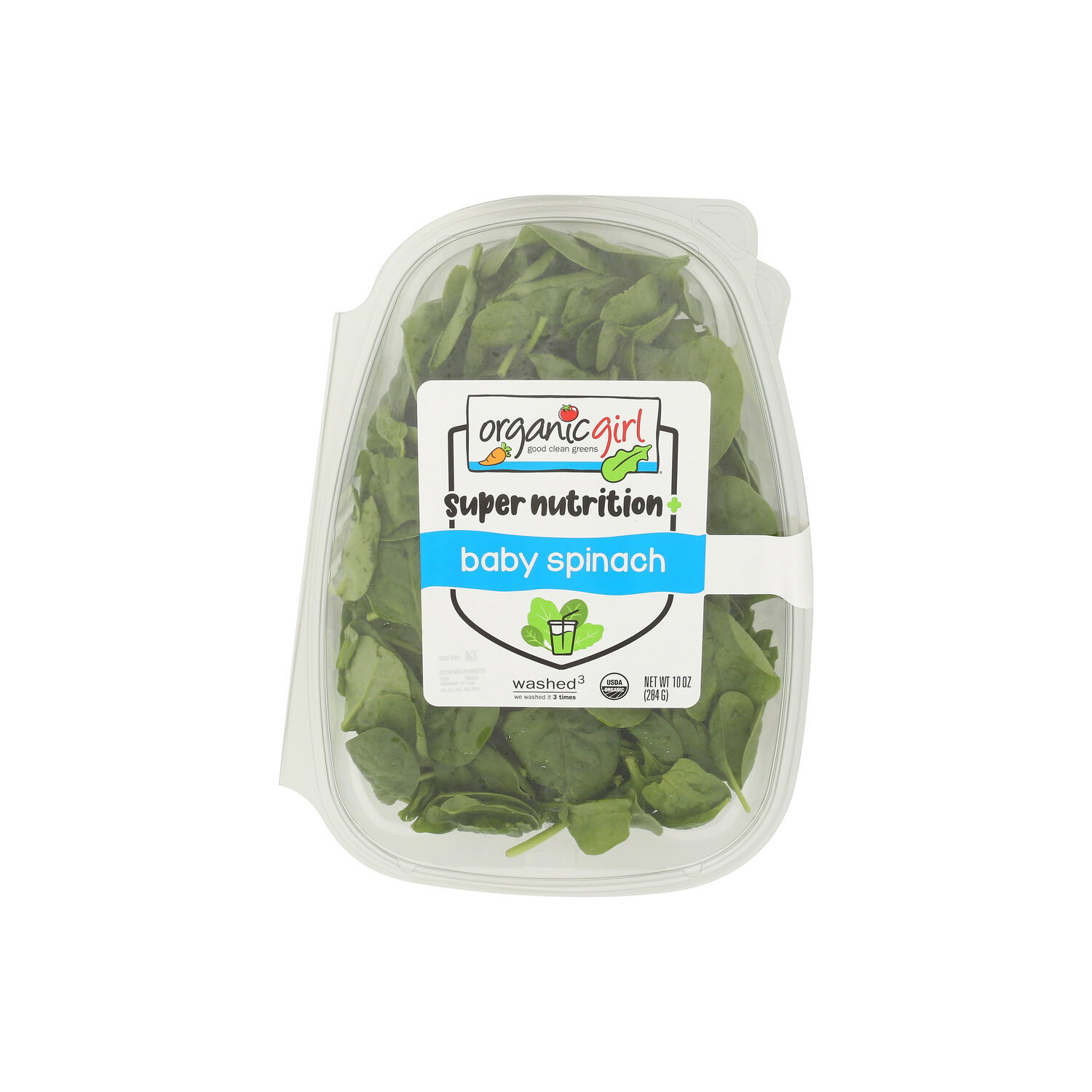 Organicgirl Baby Spinach - 10 Ounce Image 1 of 4