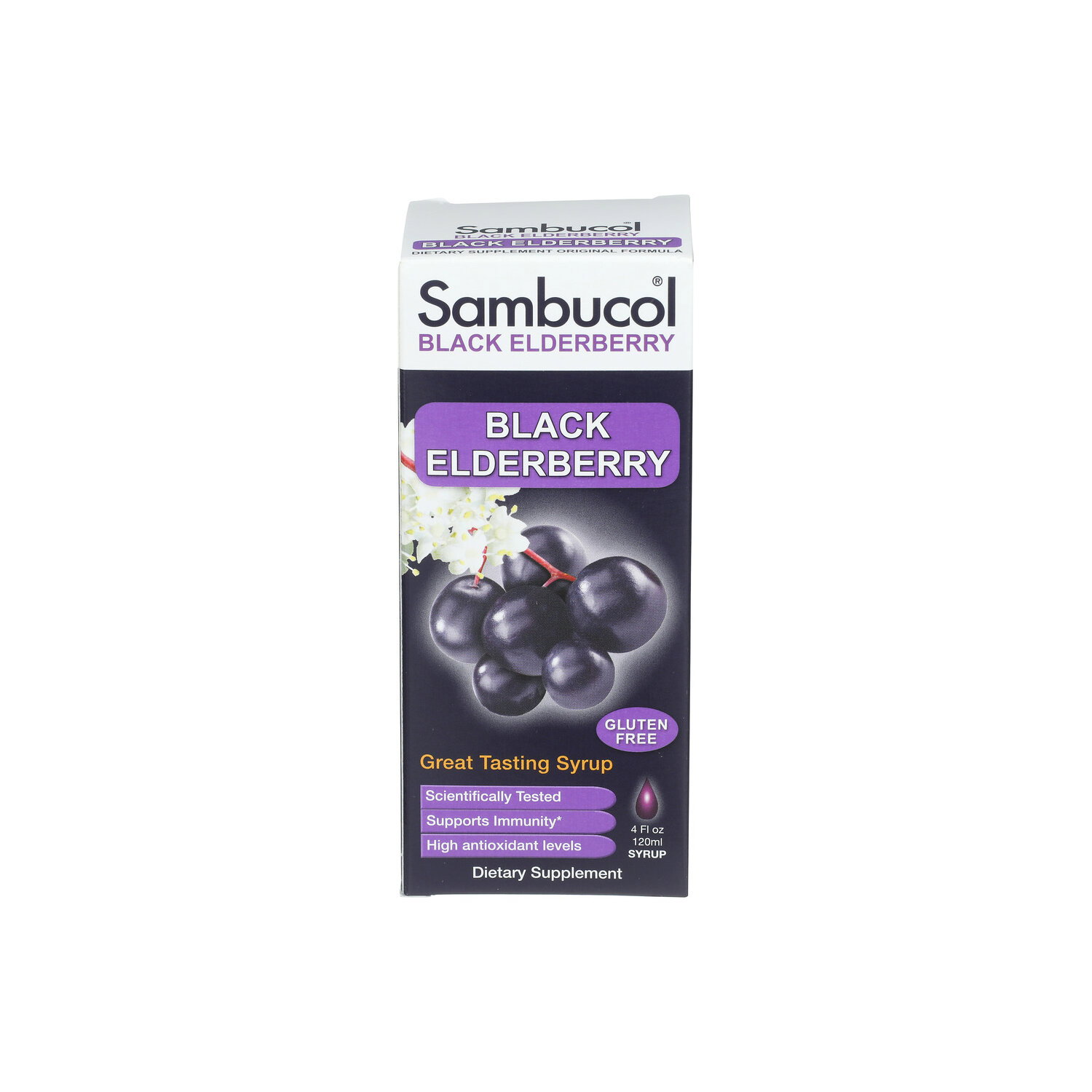 Sambucol Berry Syrup Black Elderberry Beery - 4 Fluid Ounce Image 1 of 2