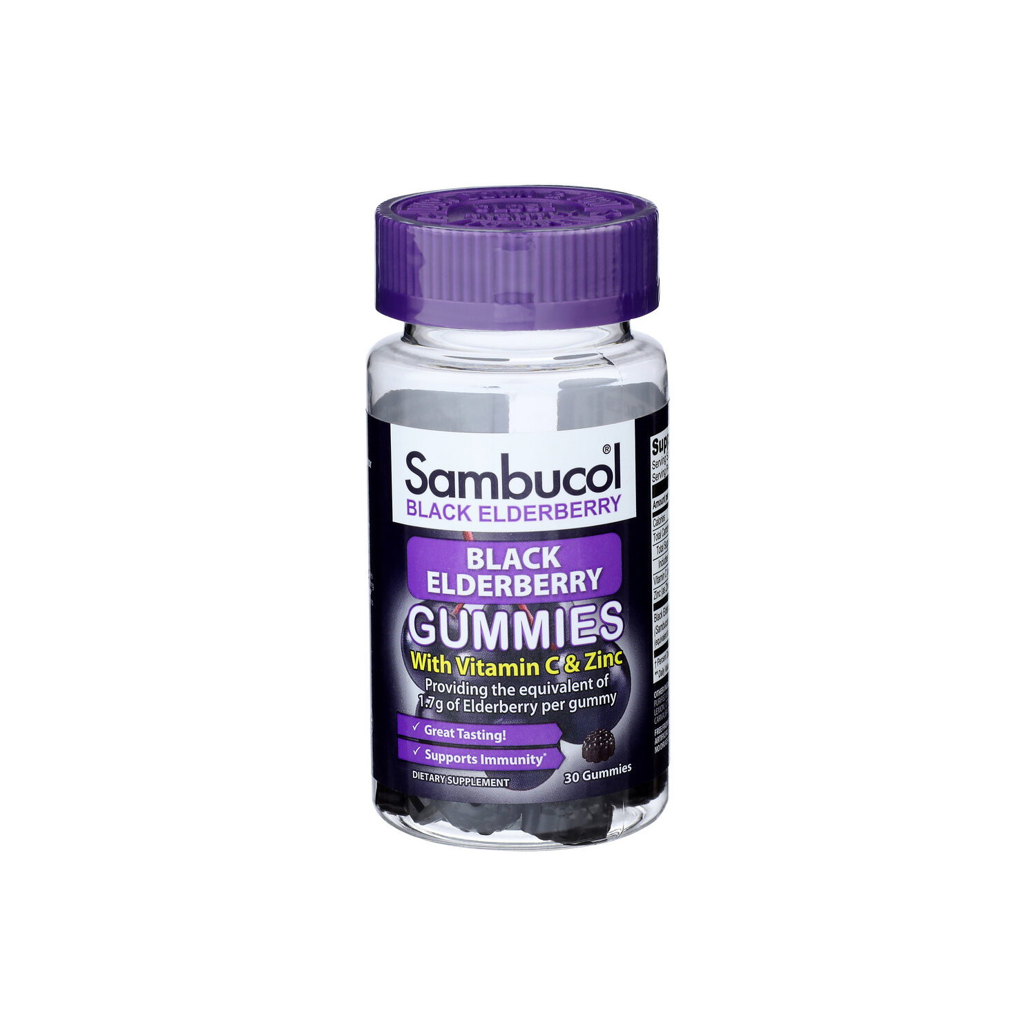 Sambucol Black Elderberry Gummies - 30 Count Image 1 of 2
