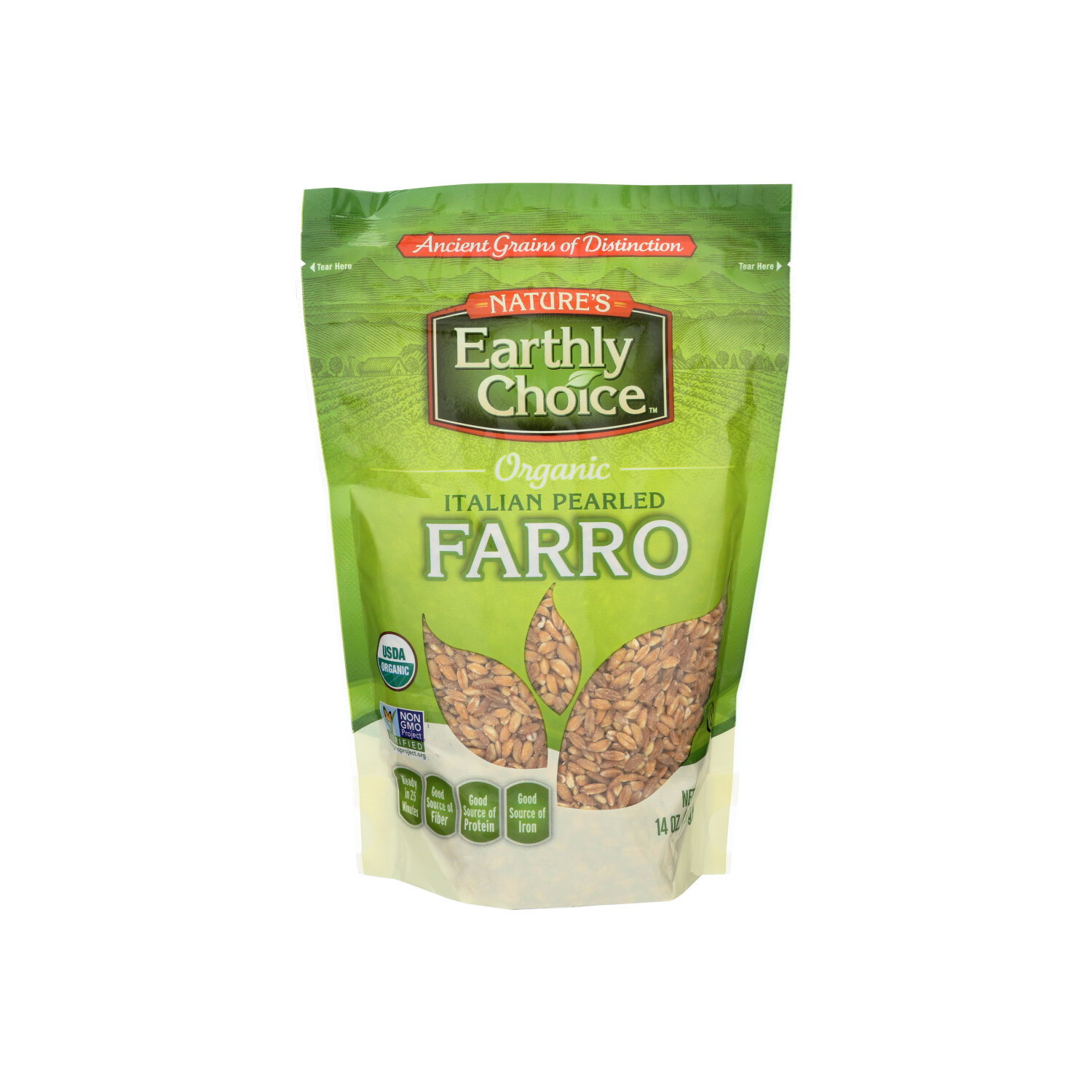 Nature's Earthly Choice Organic Pearled Farro - 14 Ounce Image 1 of 2