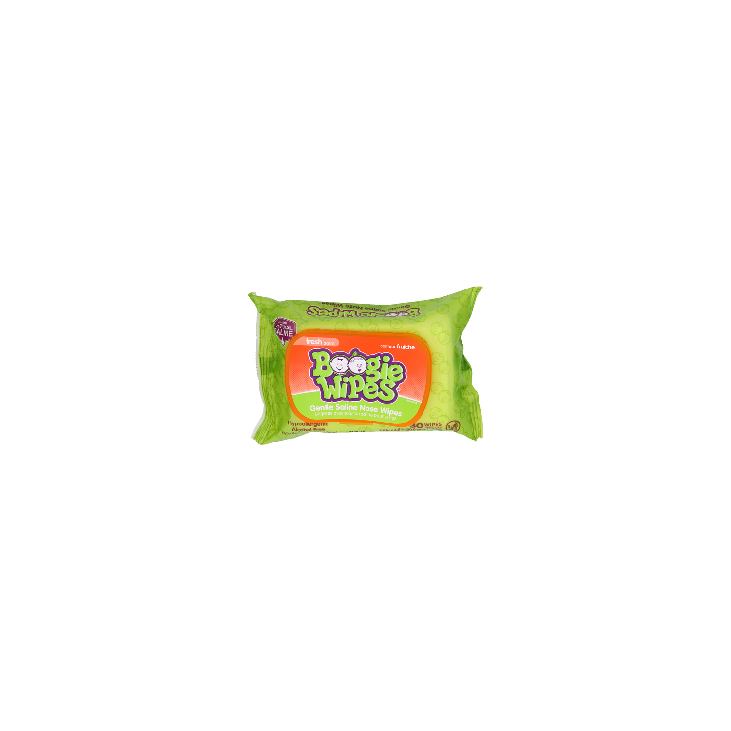 Boogie Wipes Fresh Scent Gentle Saline Nose - 30 Count Image 1 of 3