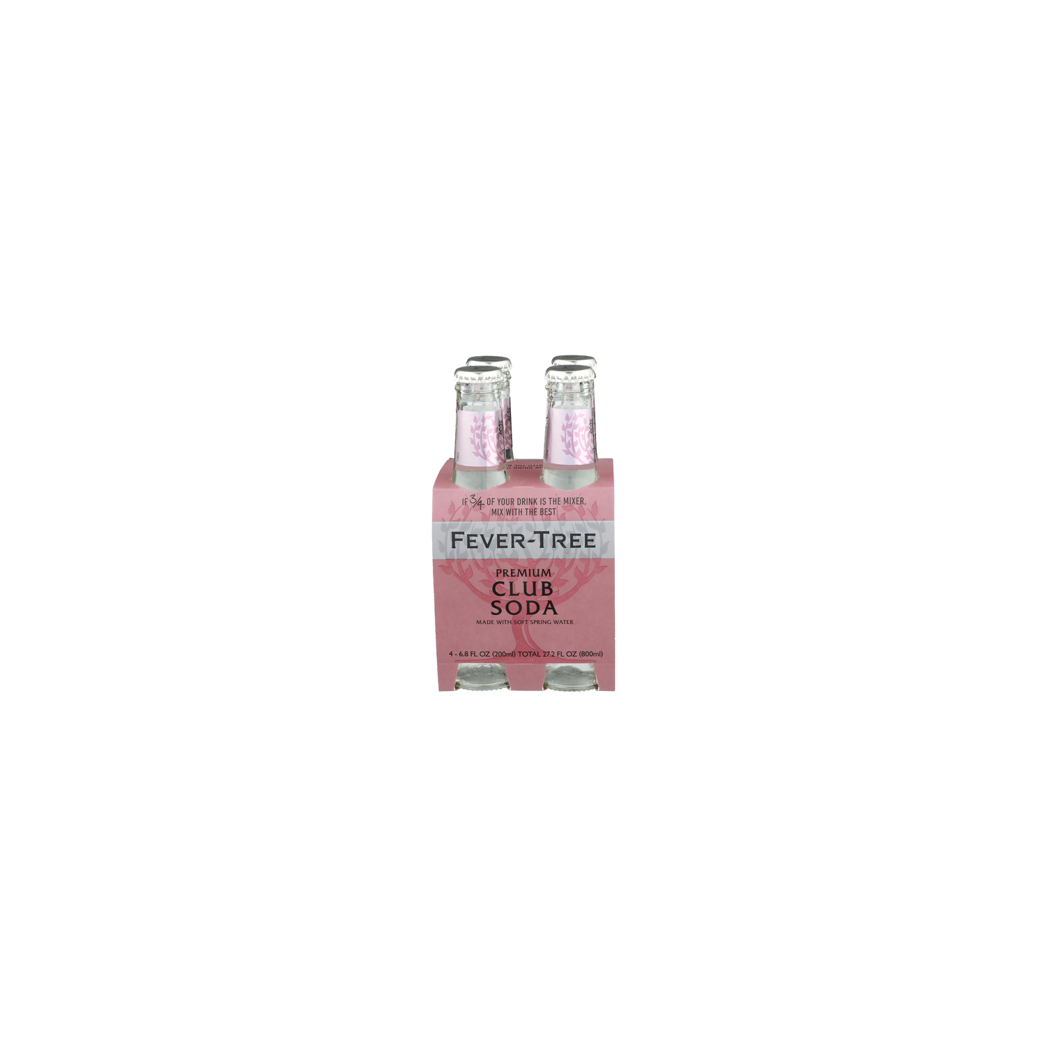 Fever-Tree Club Soda - 6.8 Fluid Ounce - 4 Count Image 1 of 4