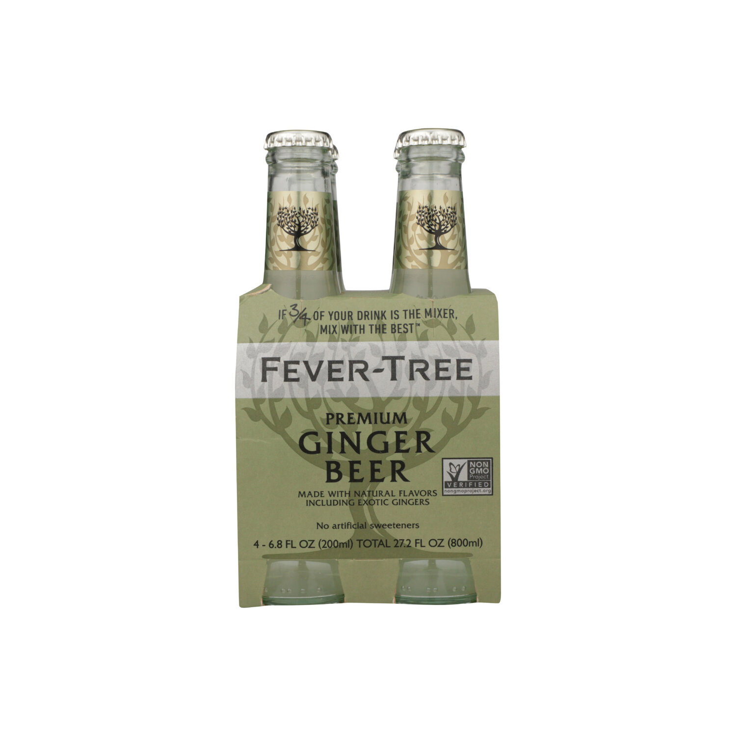 FEVER-TREE Ginger Beer Single Bottle - 6.8 Fluid Ounce - 4 Count