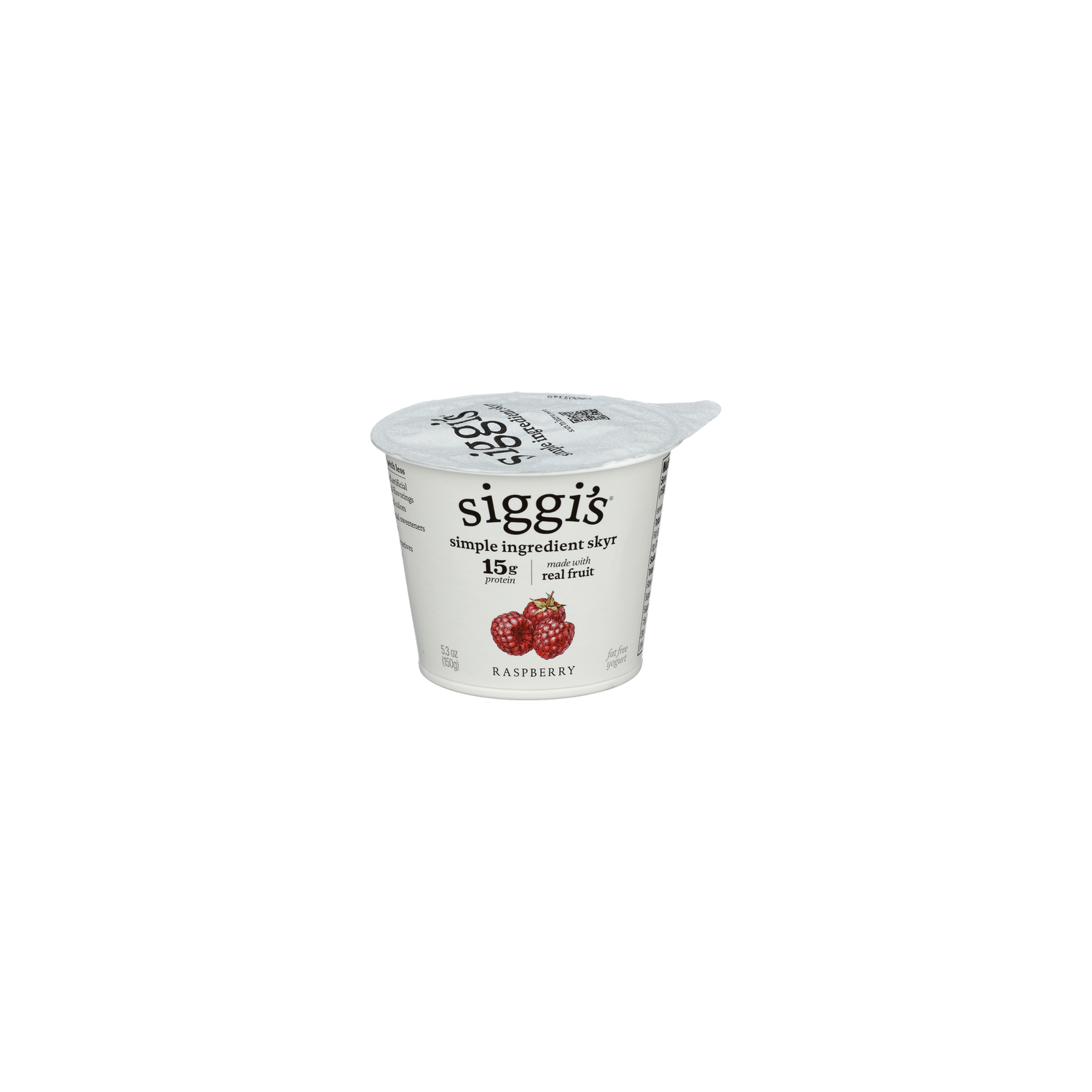 SIGGI's Raspberry Yogurt Icelandic-Style Nonfat Yogurt - 5.3 Ounce Image 1 of 4