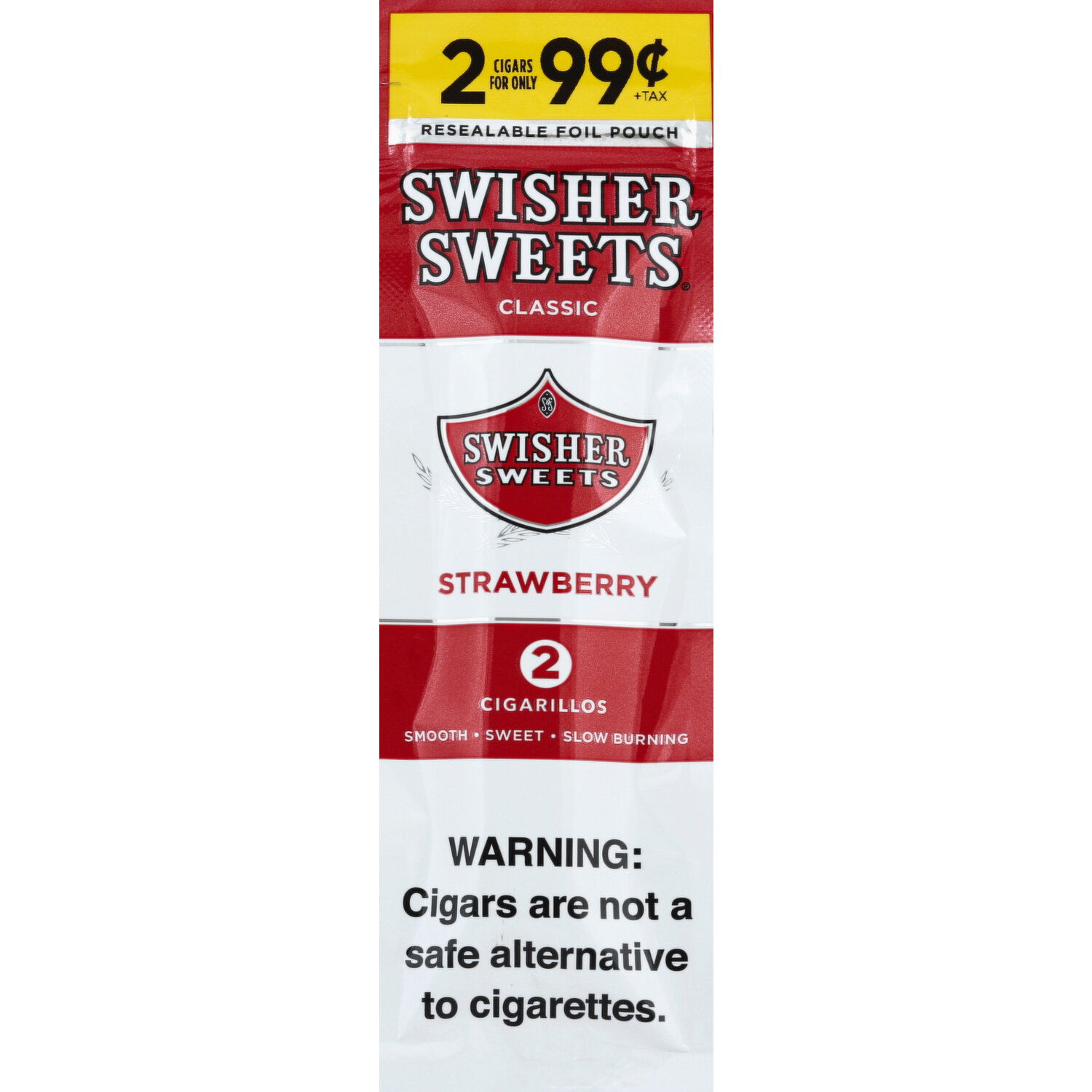 Swisher Sweets Cigarillos, Classic, Strawberry - Super 1 Foods