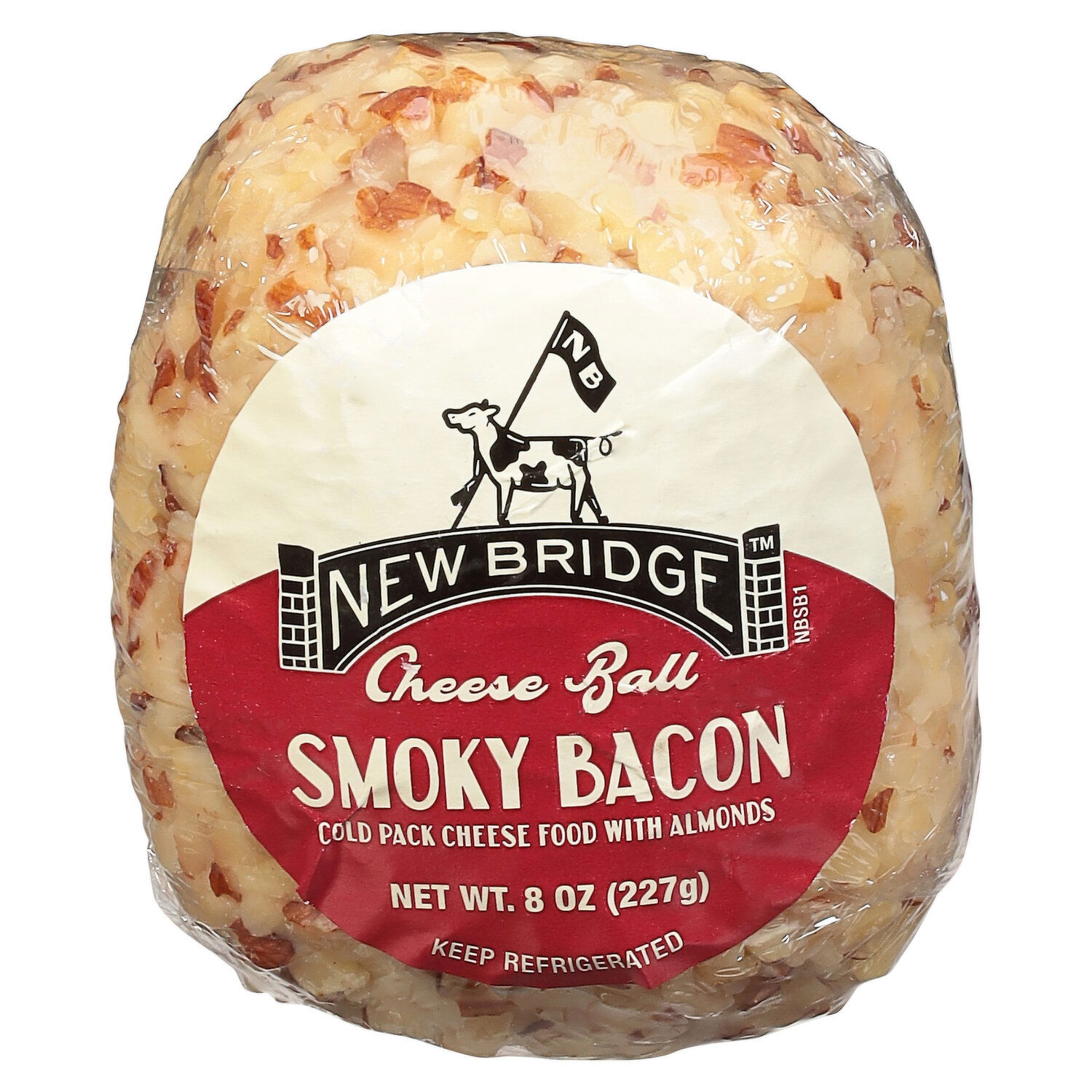 New Bridge Cheese Ball, Smoky Bacon - Super 1 Foods New Bridge Cheese Ball, Smoky Bacon - Super 1 Foods