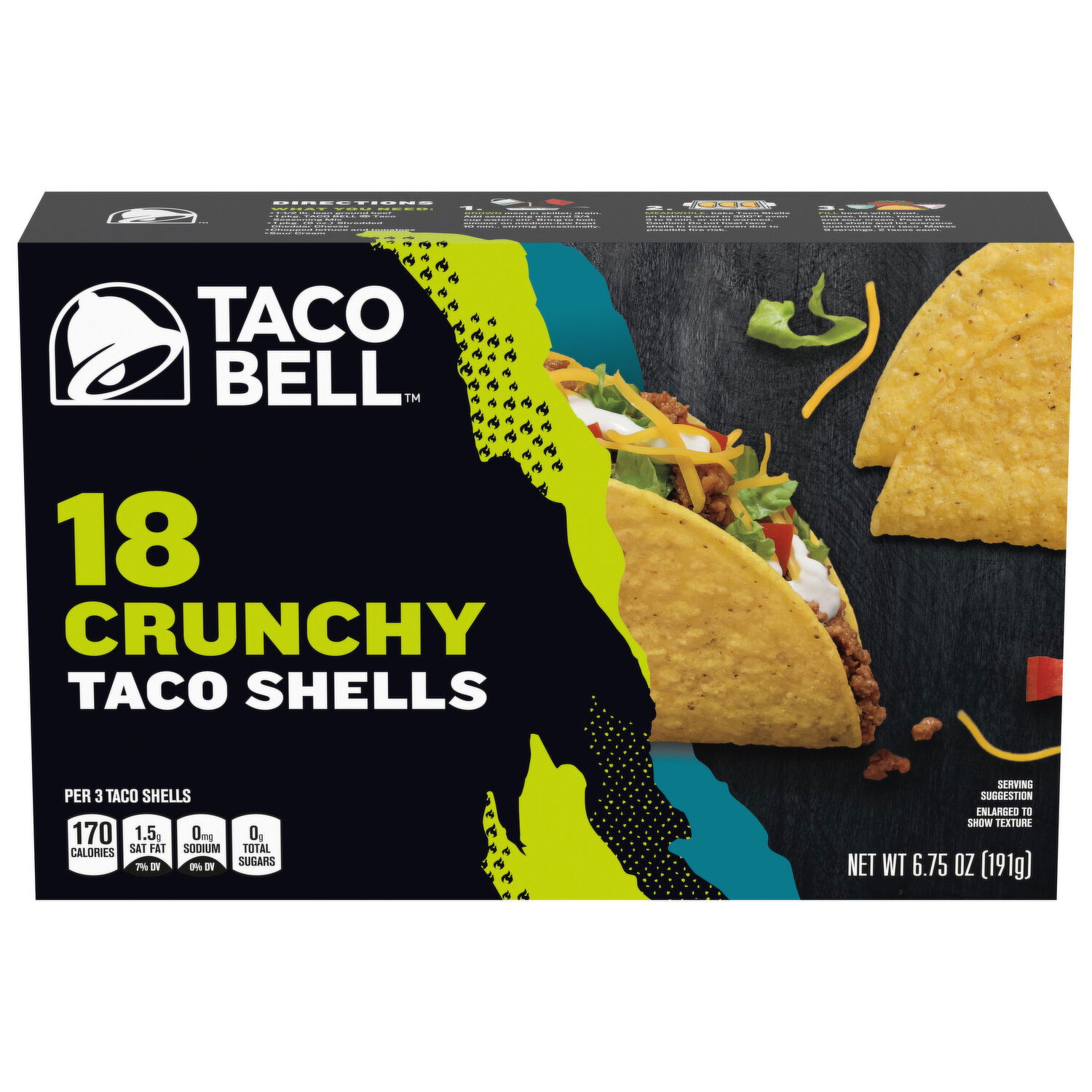Taco Bell Taco Shells, Crunchy - FRESH by Brookshire's Taco Bell Taco Shells, Crunchy - FRESH by Brookshire's