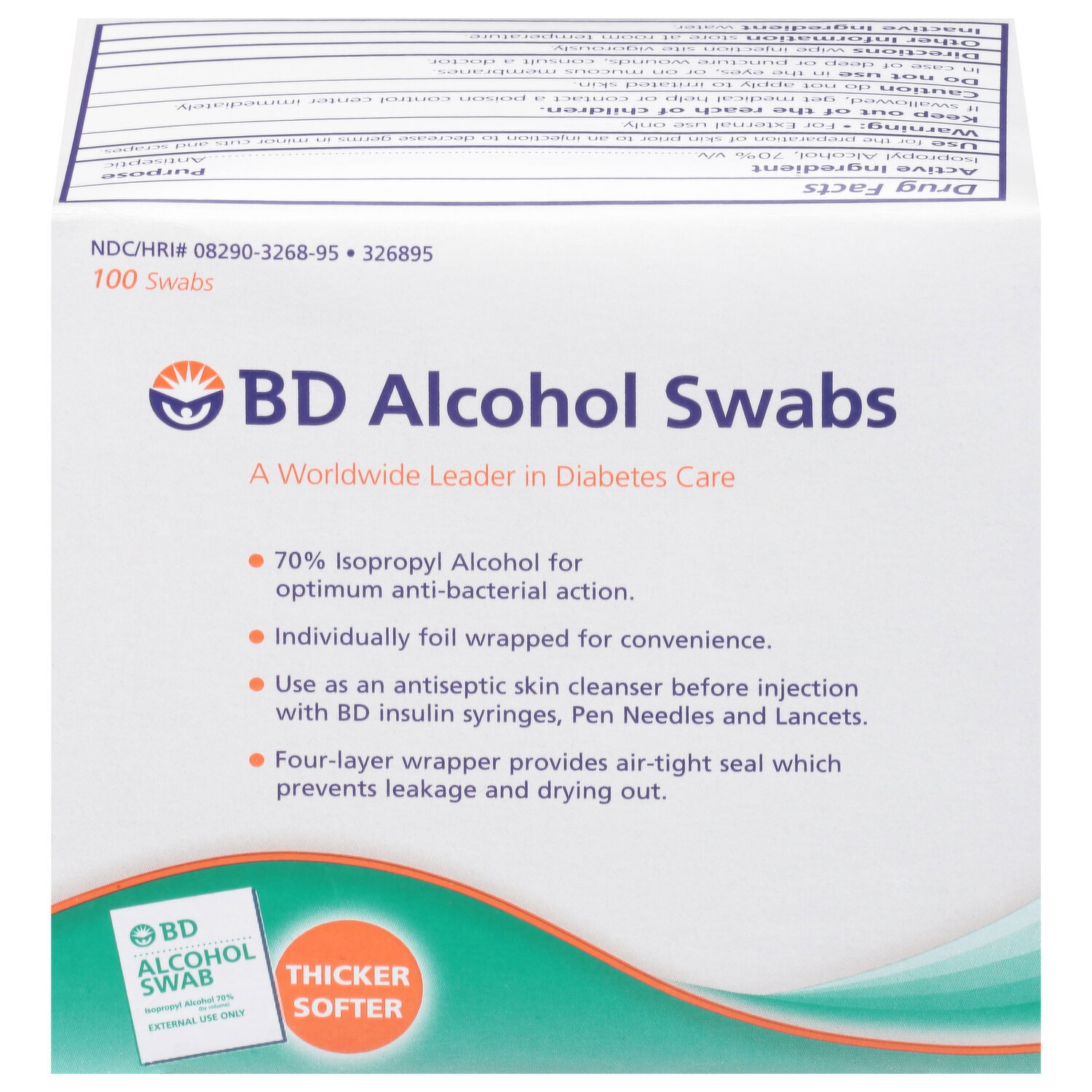 Bd Alcohol Swabs Image 1 of 2