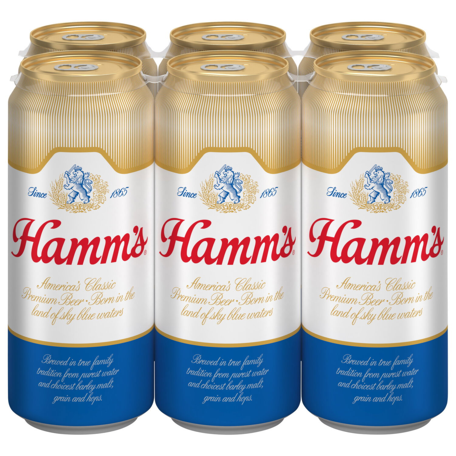 Hamm's Beer, Premium - 16 Ounce - Brookshire's
