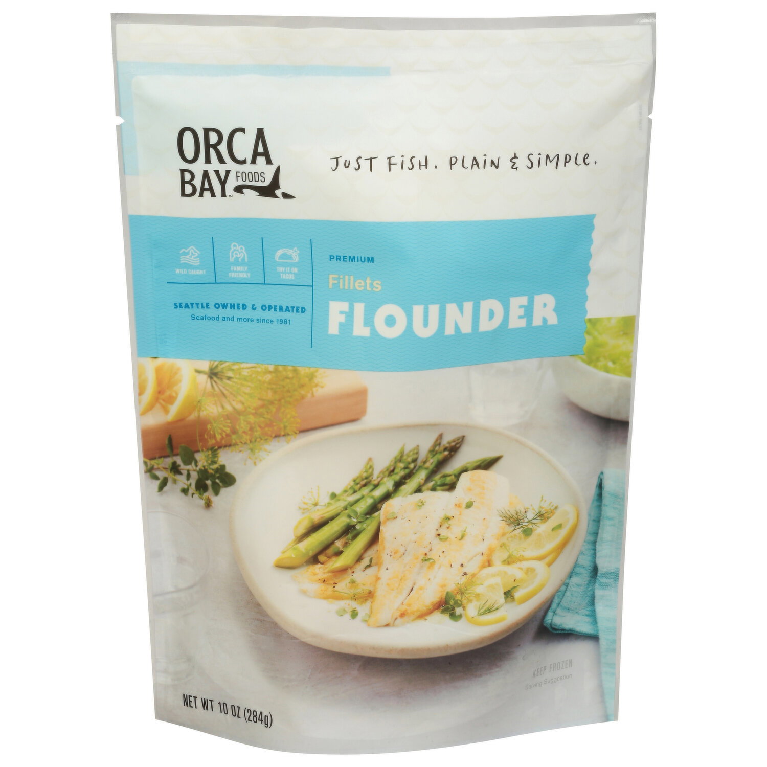 Orca Bay Foods Flounder, Fillets, Premium Image 1 of 3
