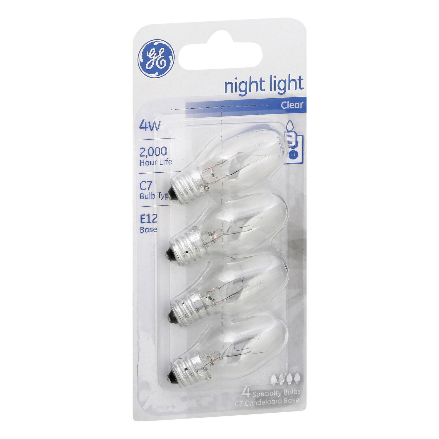 GE Light Bulbs Night Light Clear 4 Watts Brookshire s