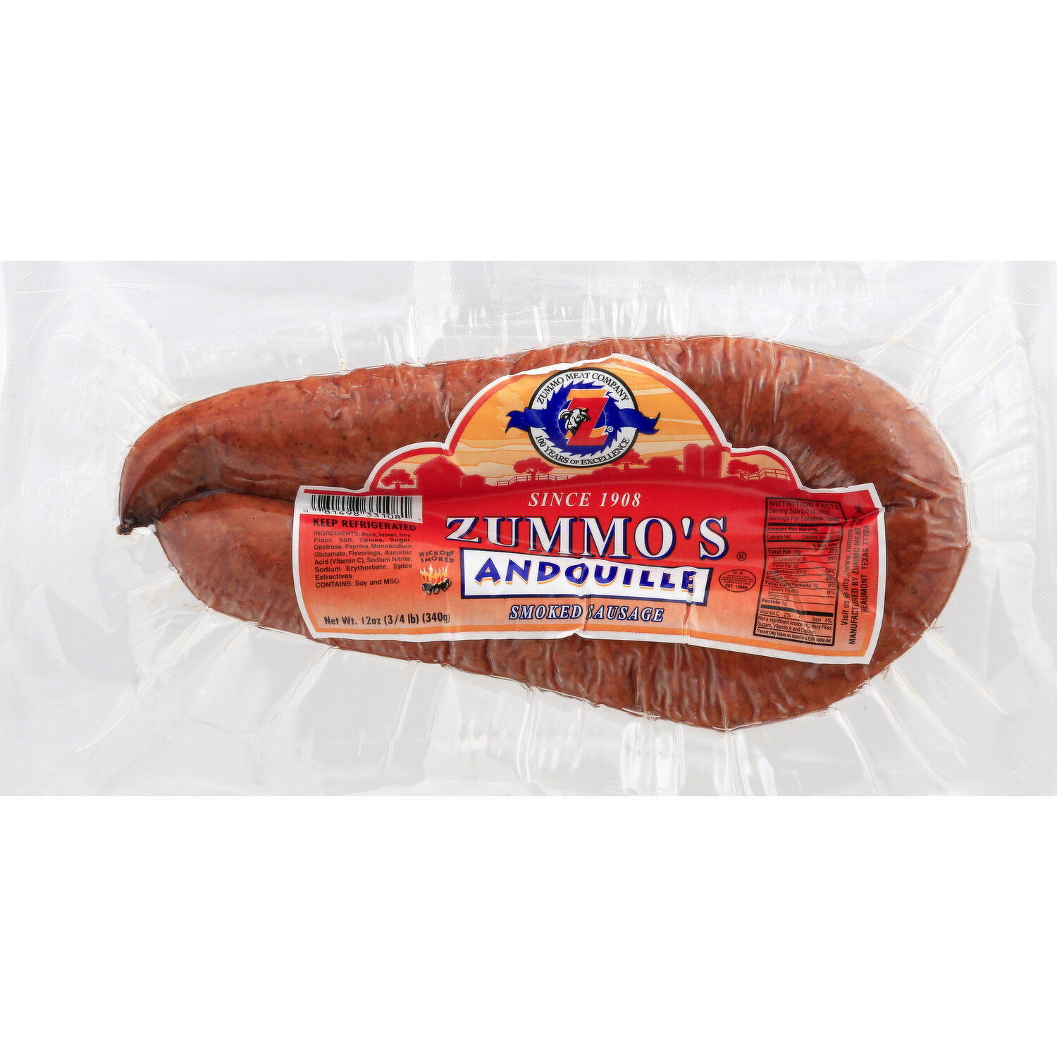 Zummo s Smoked Sausage Andouille Brookshire s