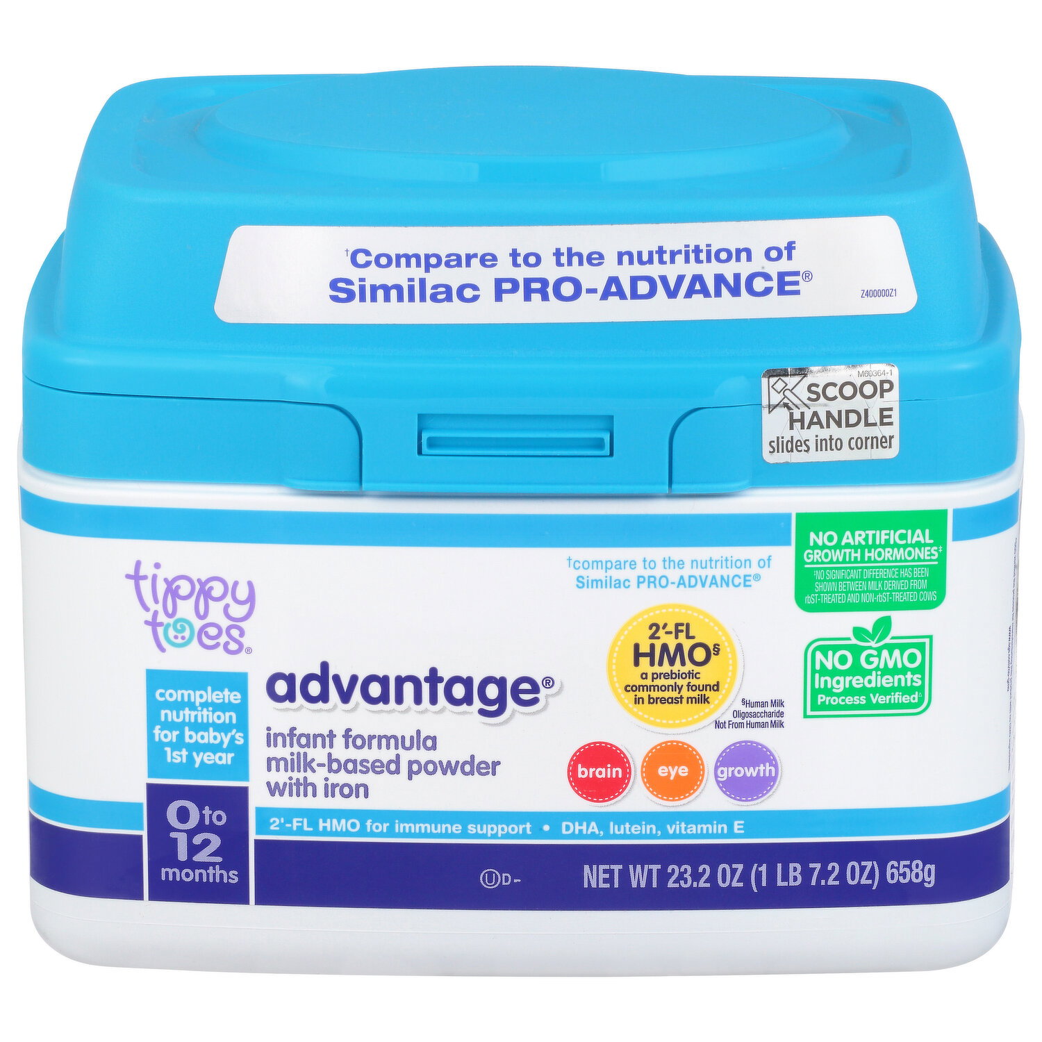 Tippy Toes Infant Formula, Advantage, Milk-Based Powder with Iron Image 1 of 3