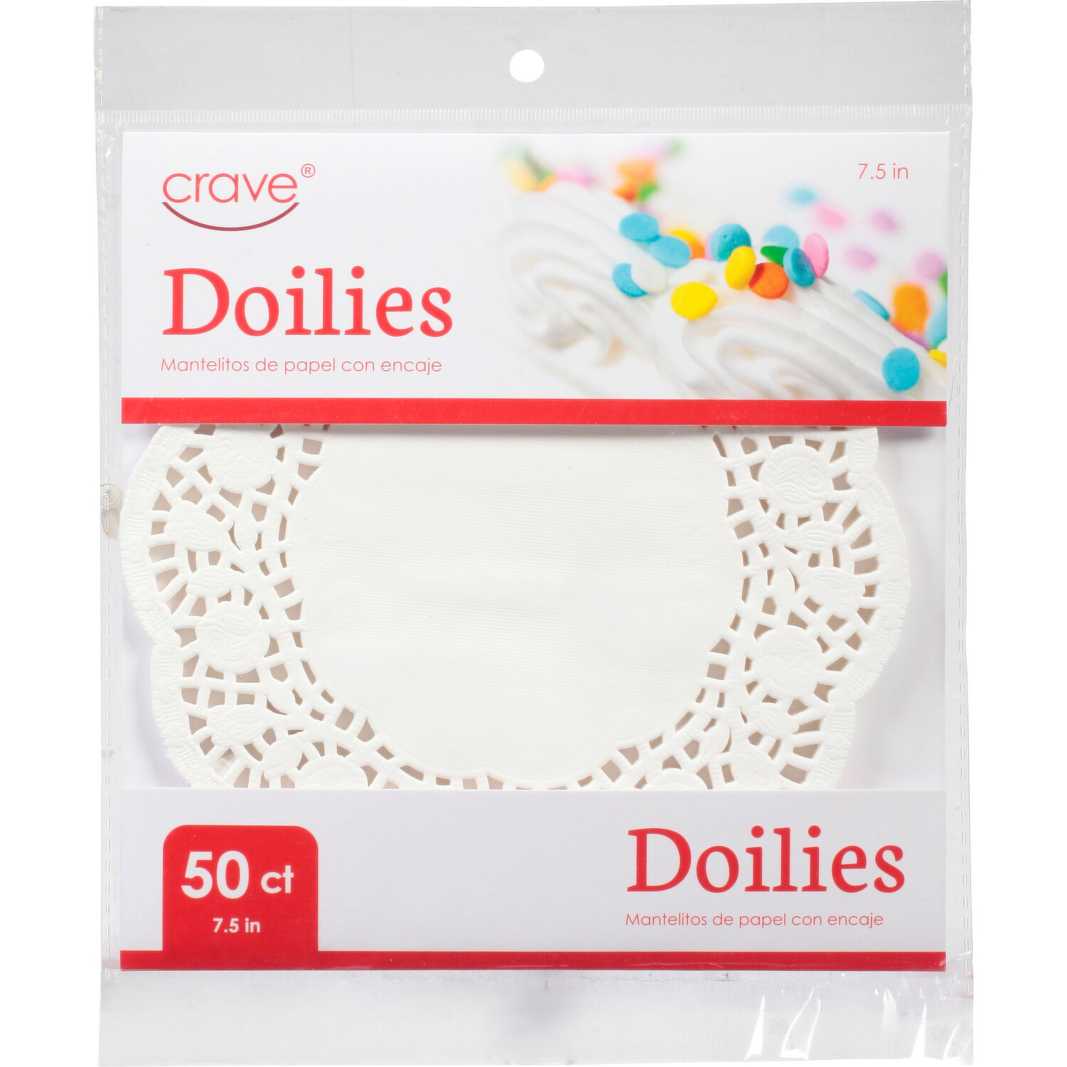 Crave Doilies, 7.5 Inch - 50 Each