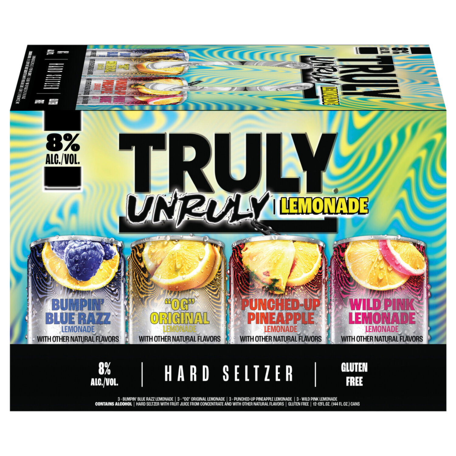 Truly Hard Seltzer, Lemonade, Assorted - 12 Each - Brookshire's