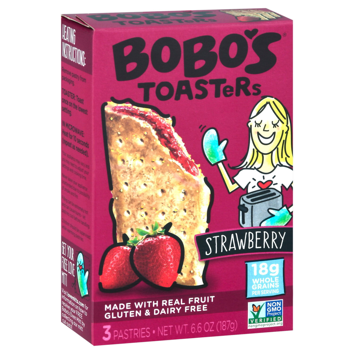 Bobo's Toasters, Strawberry Image 1 of 3
